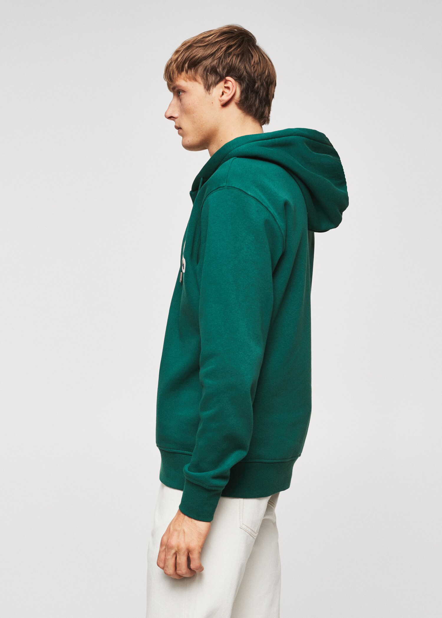 Sweatshirt de capuz com bordado - Pormenor do artigo 6