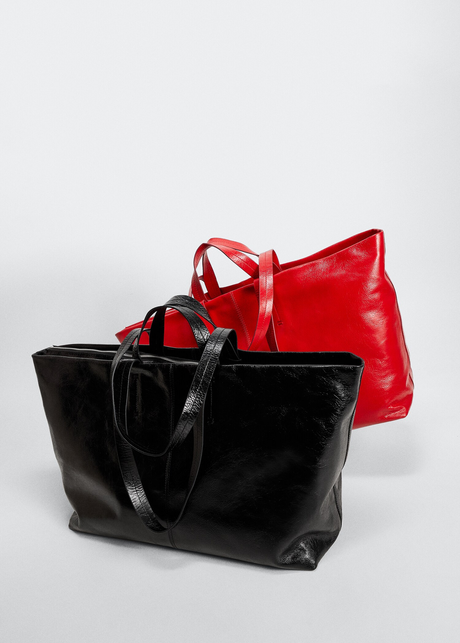 Kožna shopper torba - Detalji artikla 5