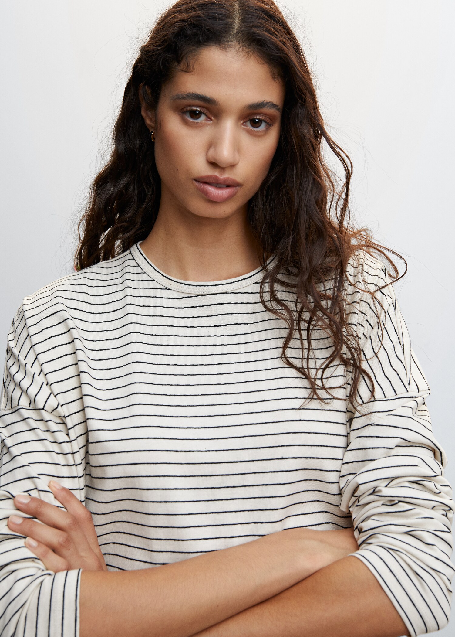 T-shirt manches longues oversize - Détail de l'article 1