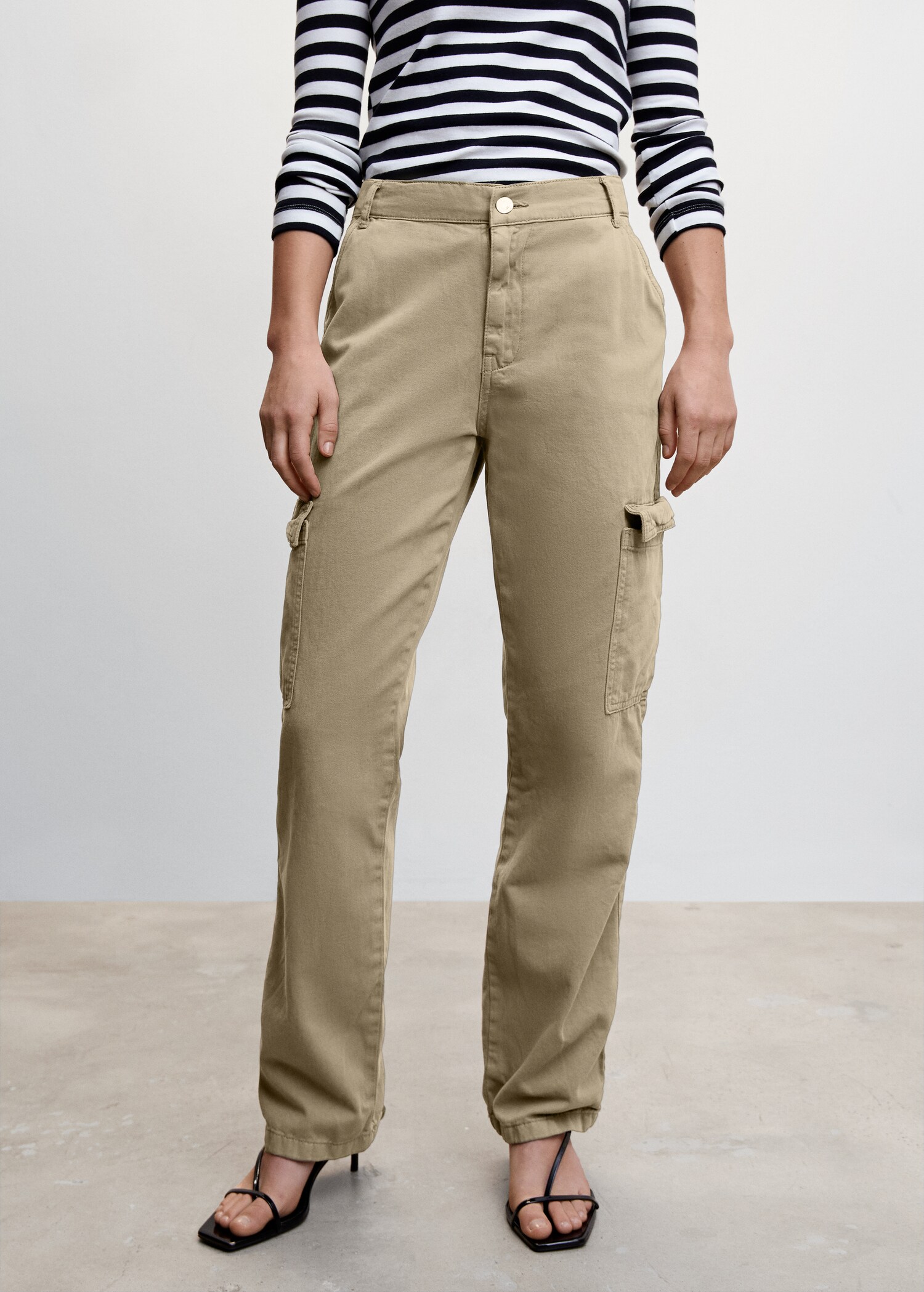 Jeans cargo tasche - Piano medio