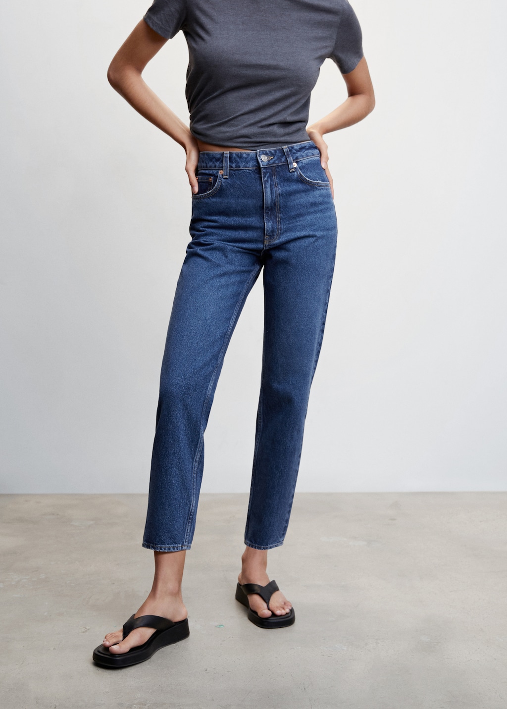 Mom high waist jeans Women MANGO Niger