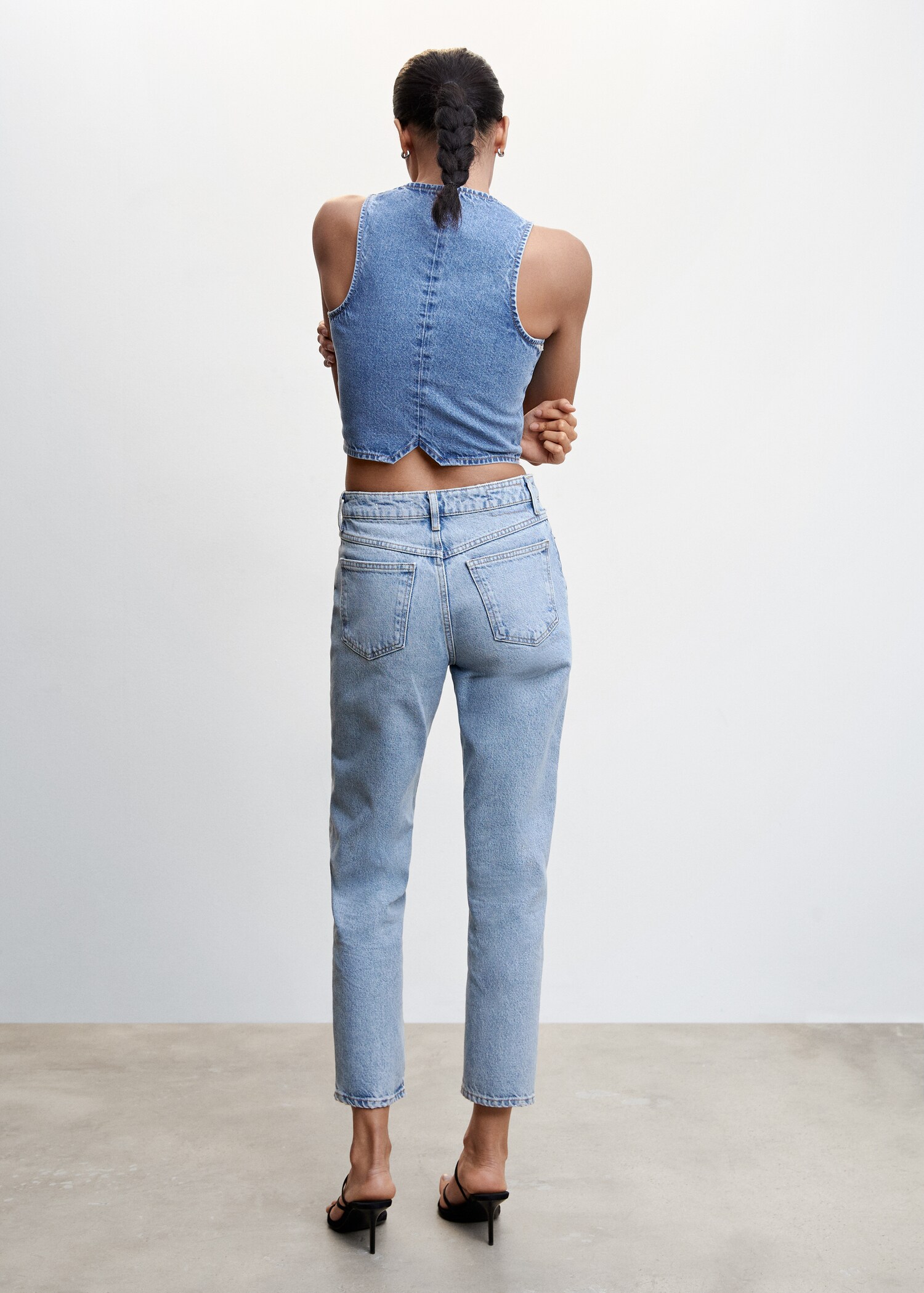 Jean mom taille haute - Verso de l’article