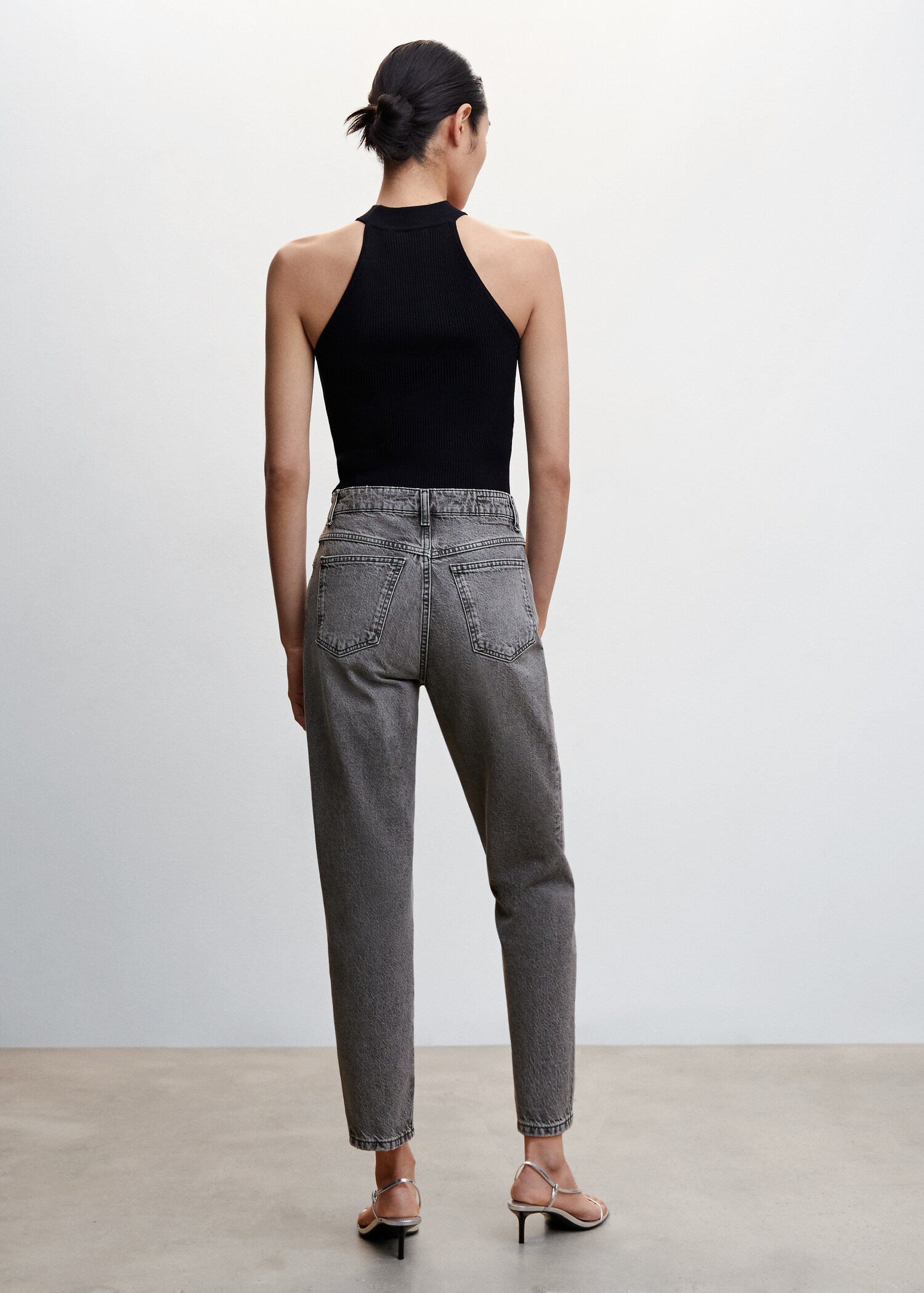 Jean mom taille haute - Verso de l’article