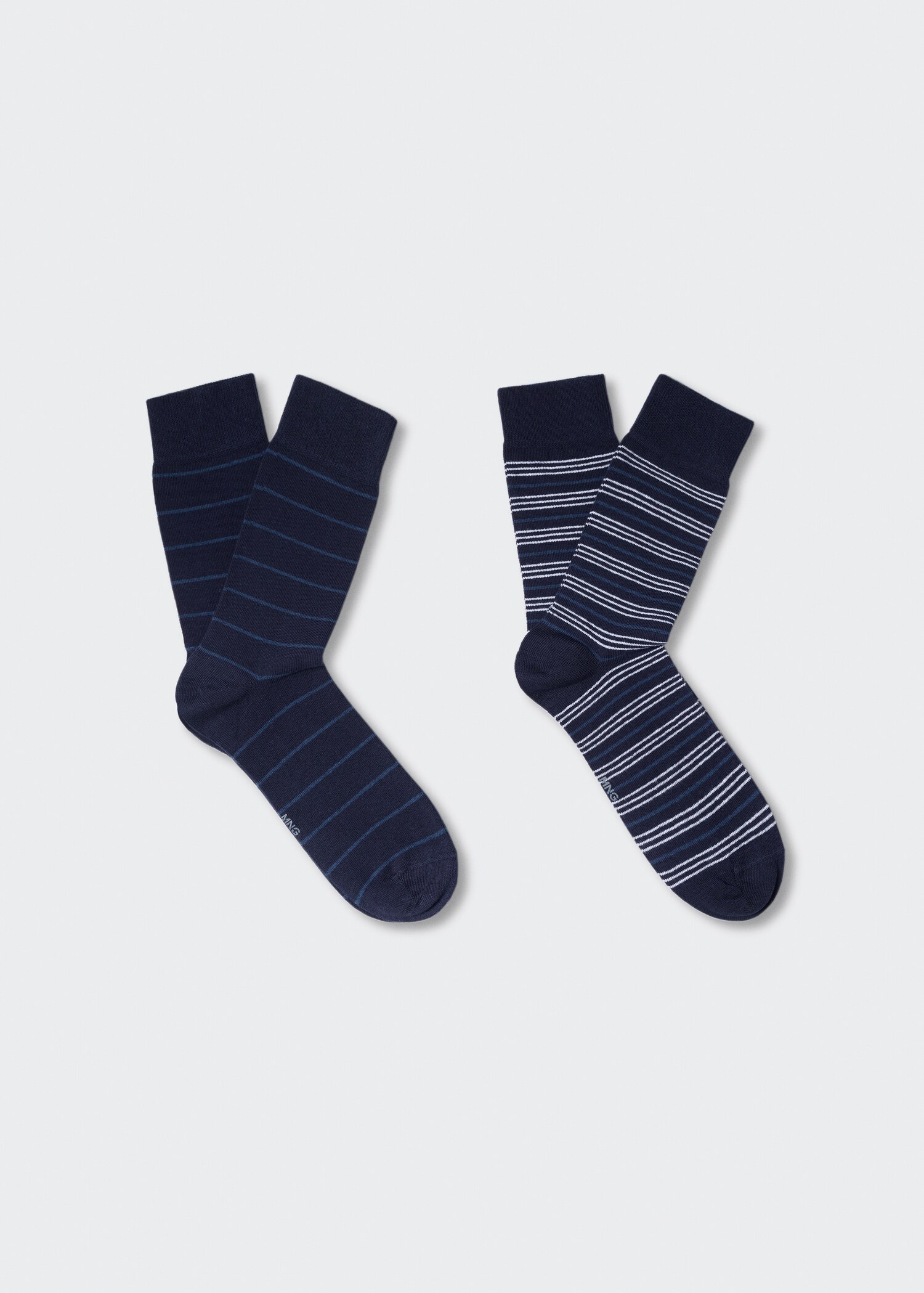 2 pack striped socks - Article without model