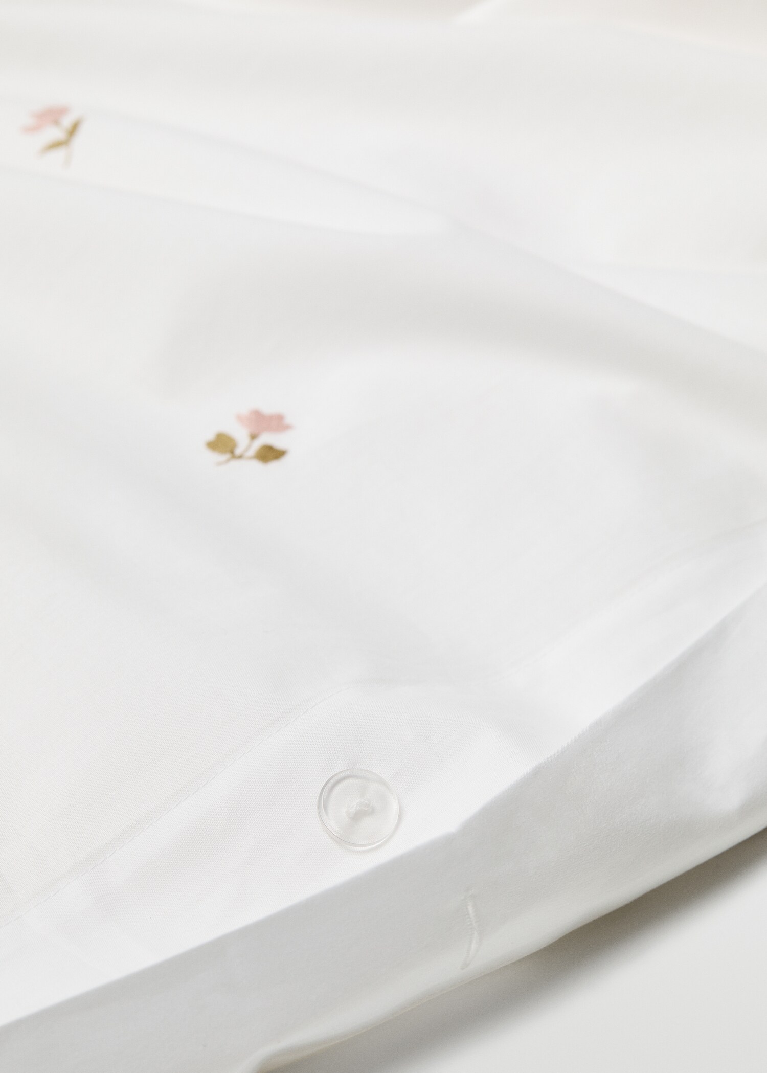 Funda nórdica bordado flores cama 135cm - Detalle del artículo 3