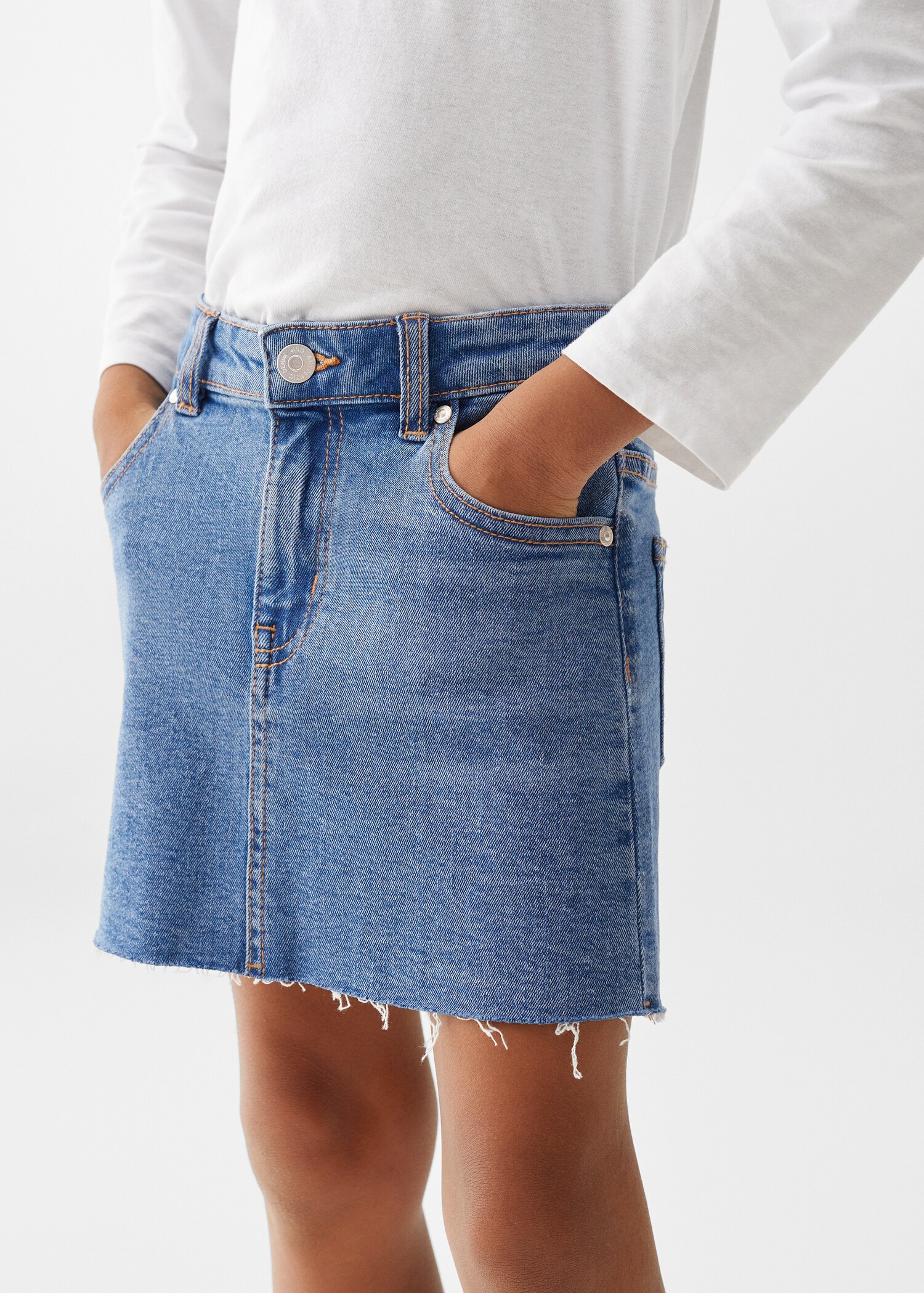 Short denim skirt - Детальніше про товар 6
