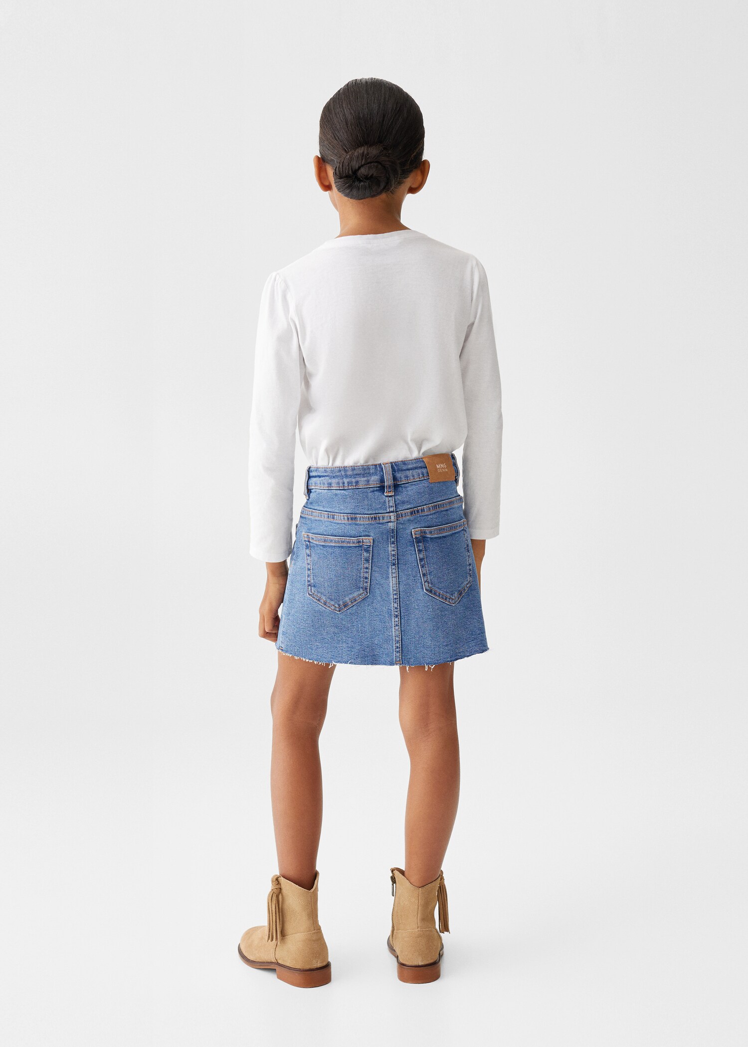 Short denim skirt - Зворотна сторона товару
