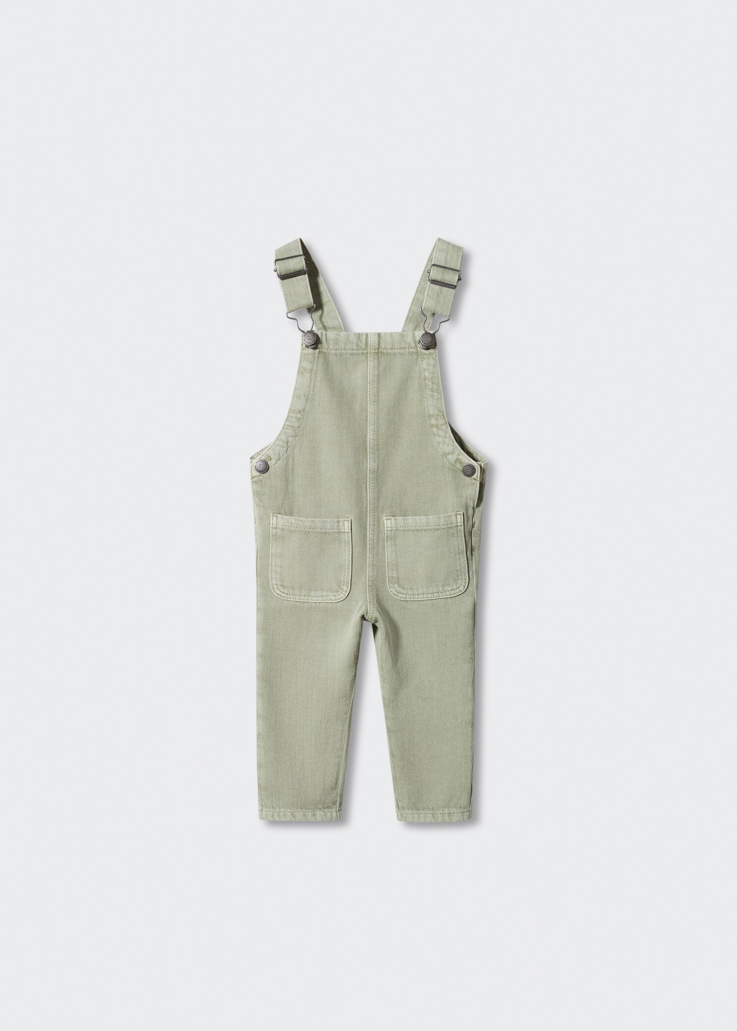 Snekkerkjole i denim med knapper - Artikkel uten modell