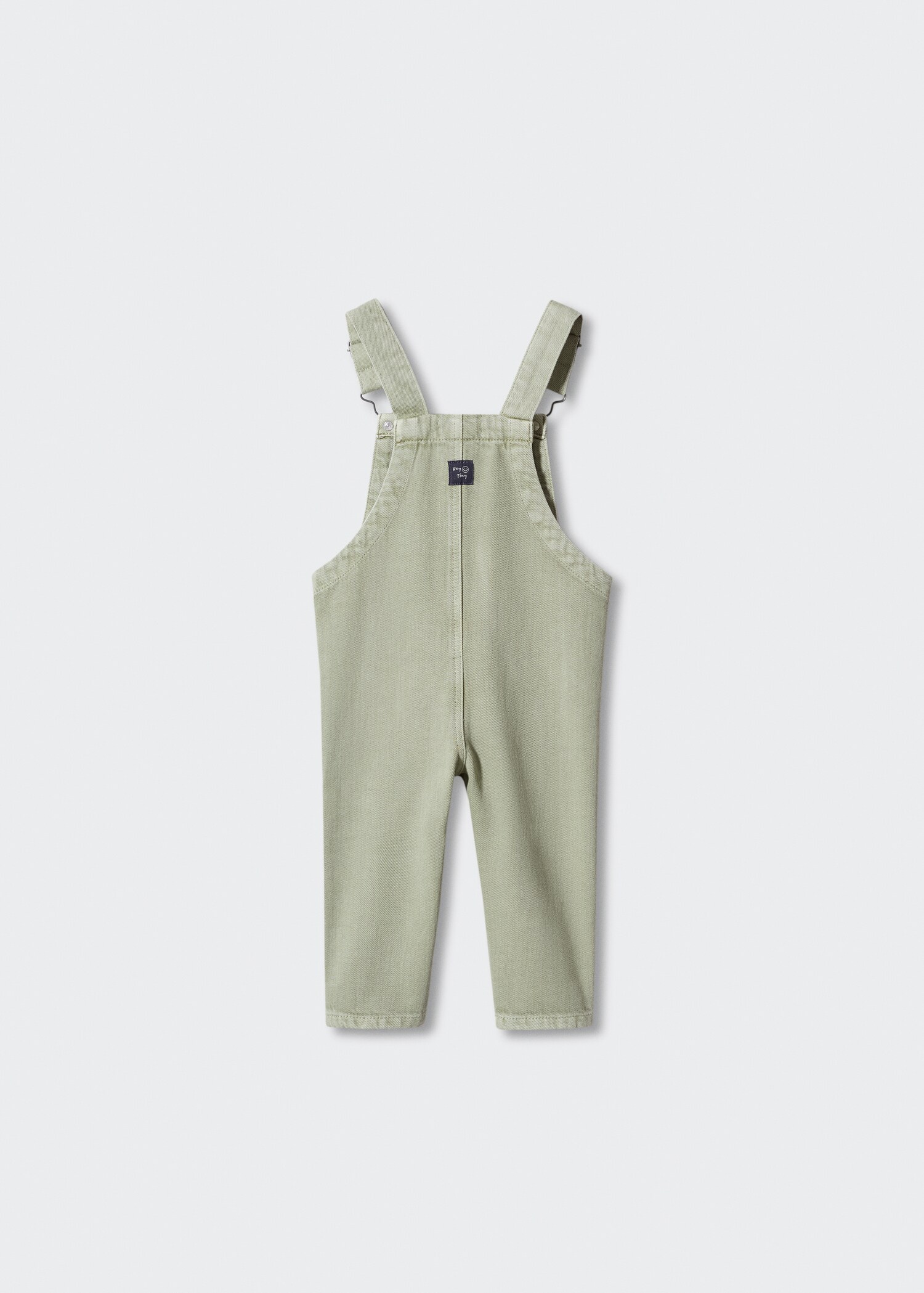 Snekkerkjole i denim med knapper - Baksiden av artikkelen