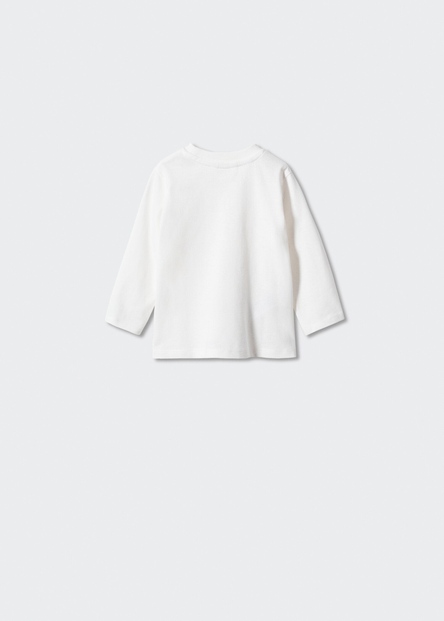 Langärmliges Print-T-Shirt - Rückseite des Artikels