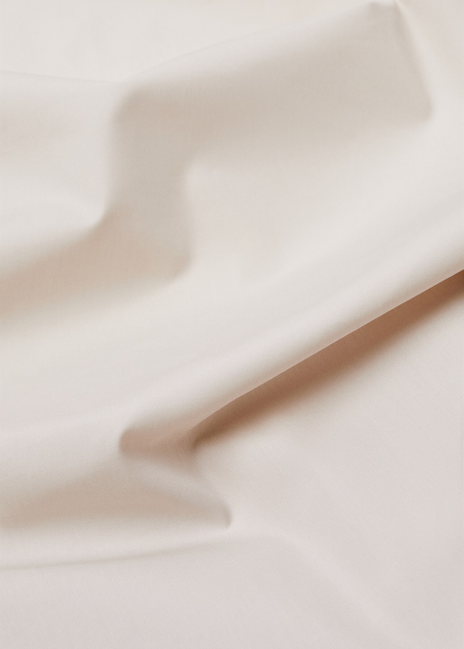 Spannbetttuch aus Baumwoll-Perkal (300 Fäden) 90 x 200 x 30 cm - Detail des Artikels 1