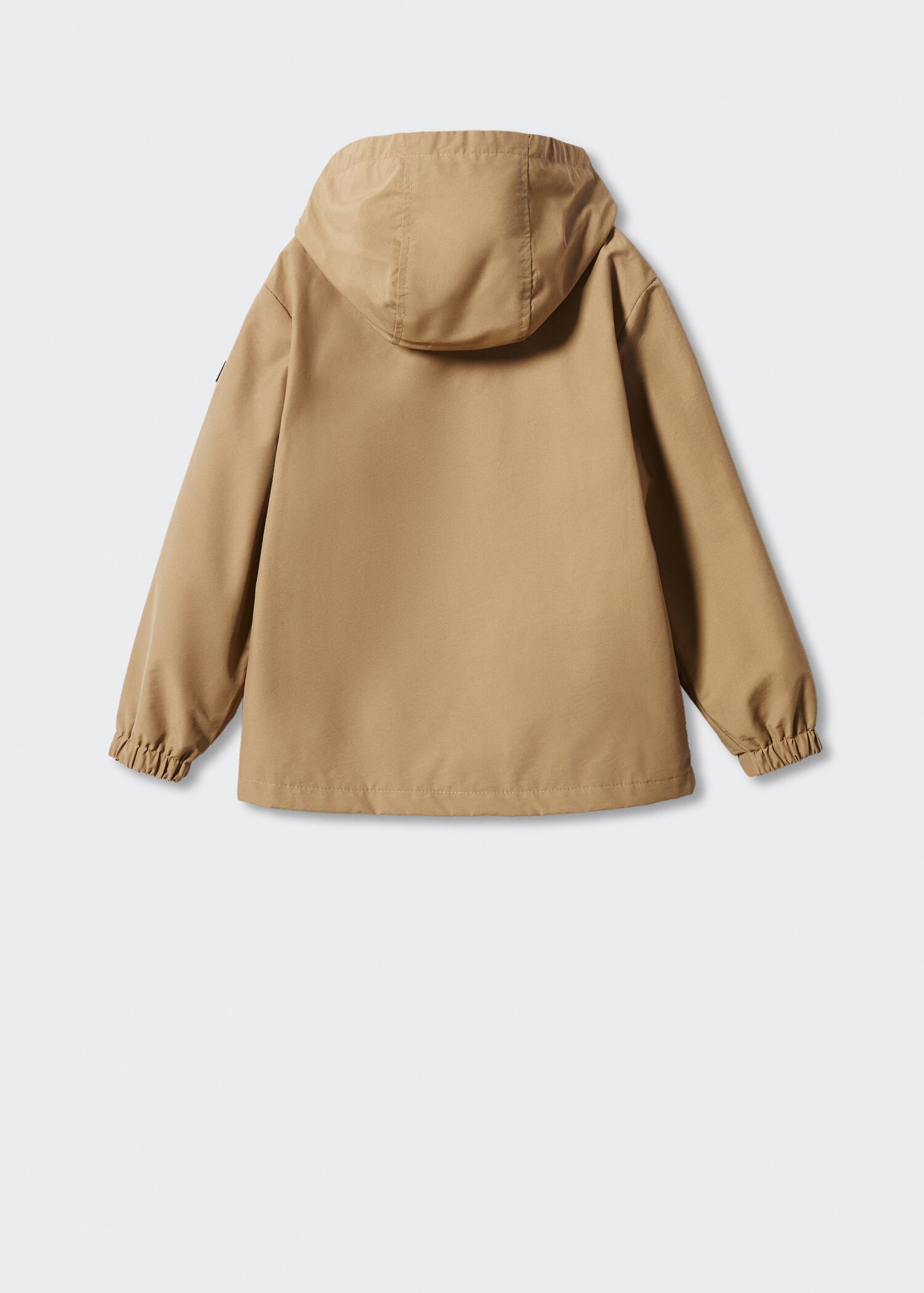 Parkas med hette - Baksiden av artikkelen