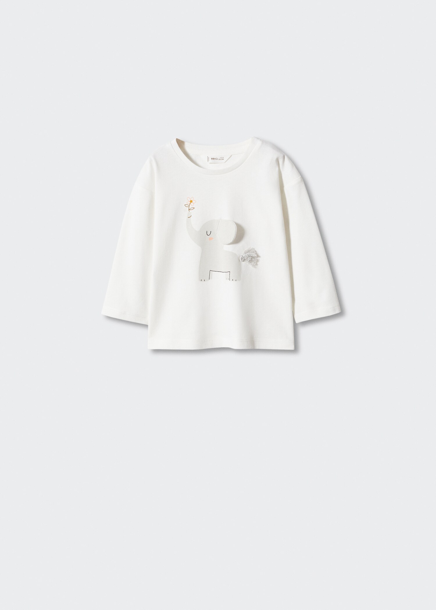 Camiseta manga larga estampada - Artículo sin modelo