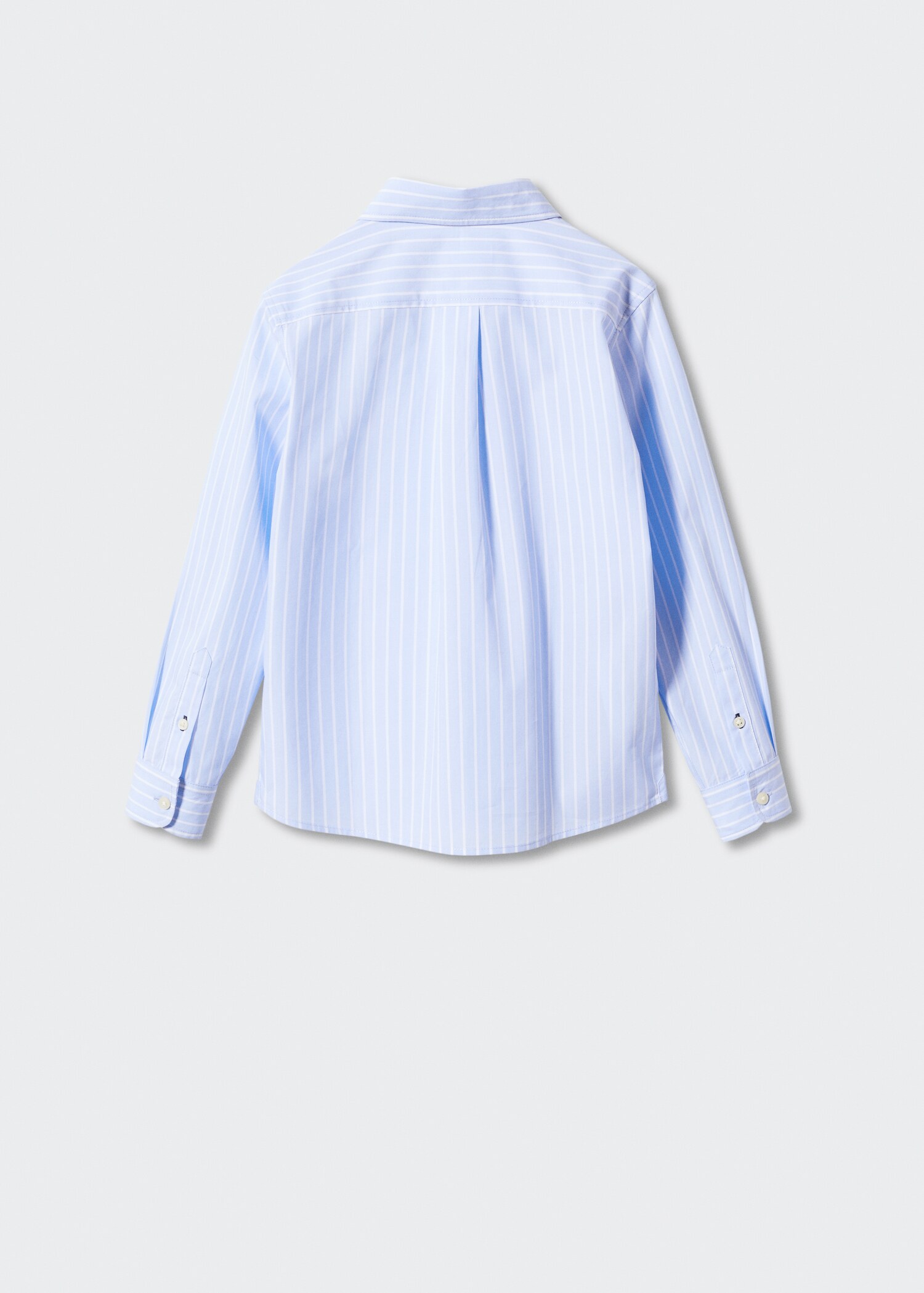 Camisa vestir algodón rayas - Reverso del artículo