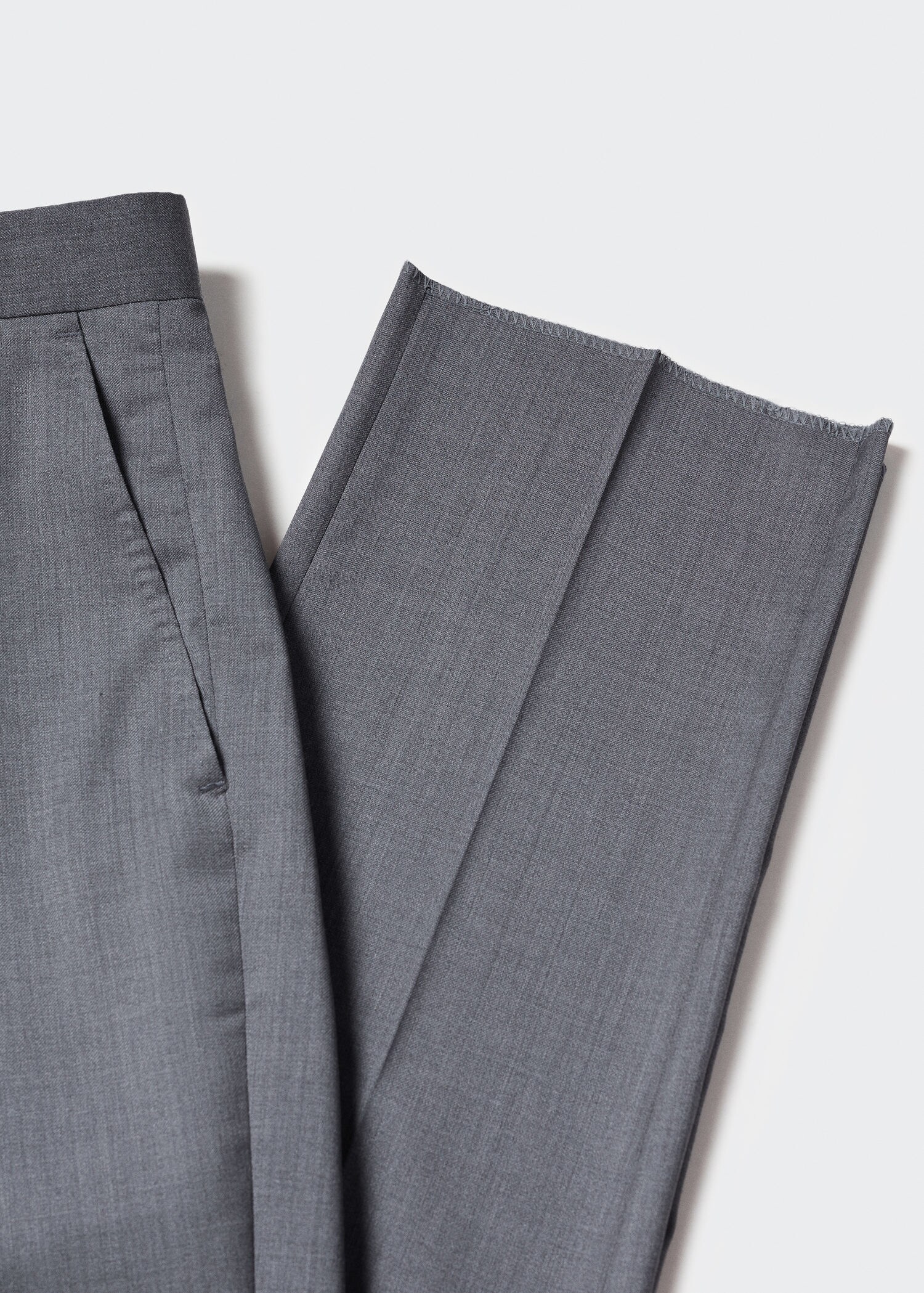 Pantalon costume slim fit laine vierge - Détail de l'article 8