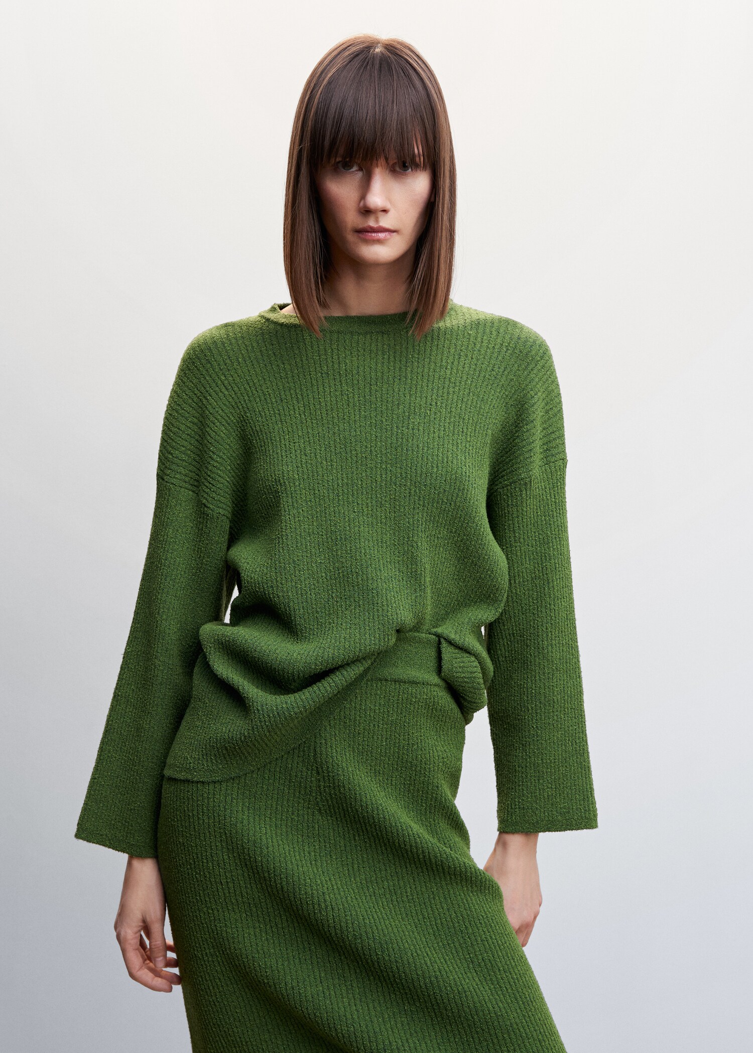 Jersey punto fino oversize - Plano medio