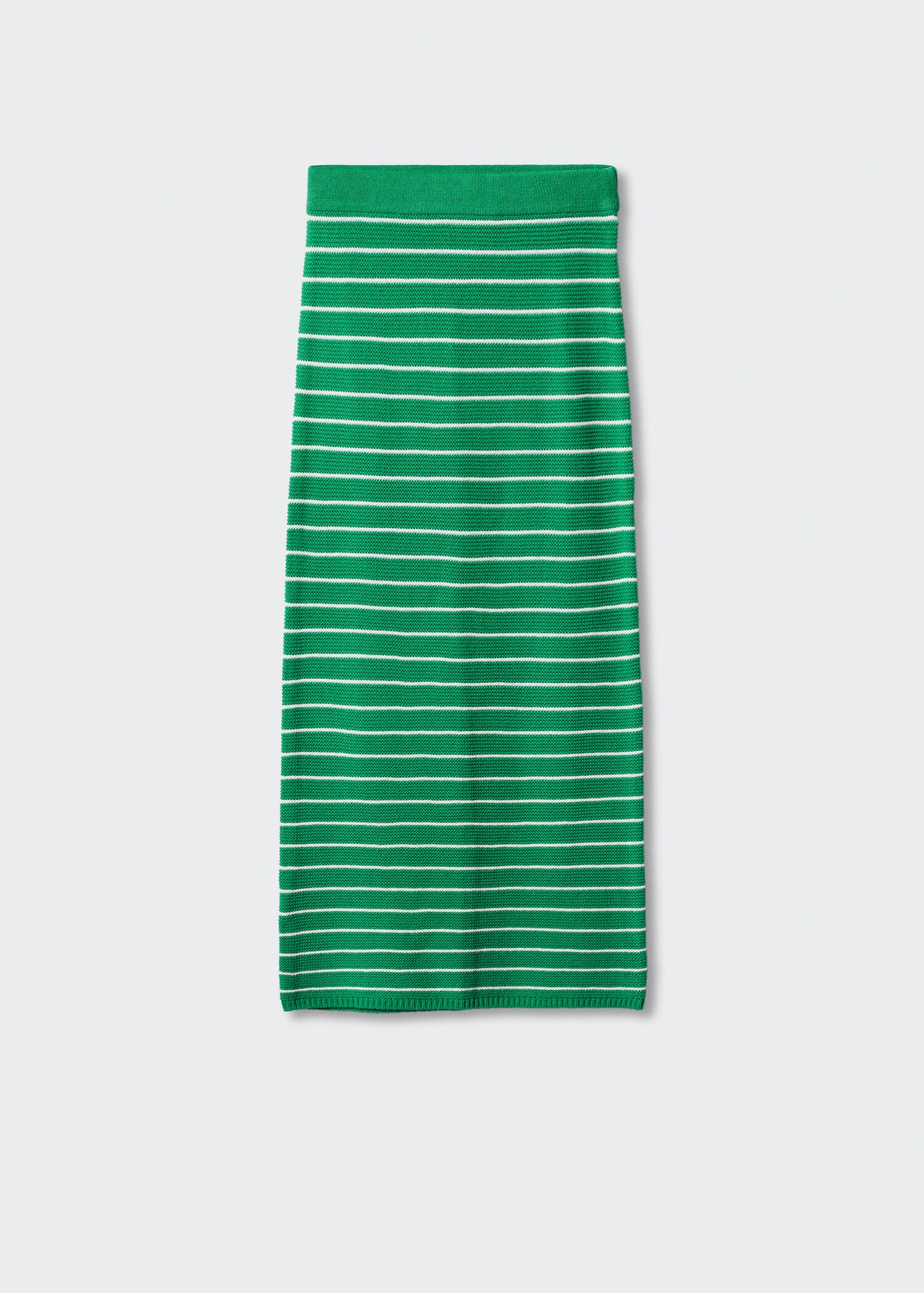 Striped knitted skirt - Article without model