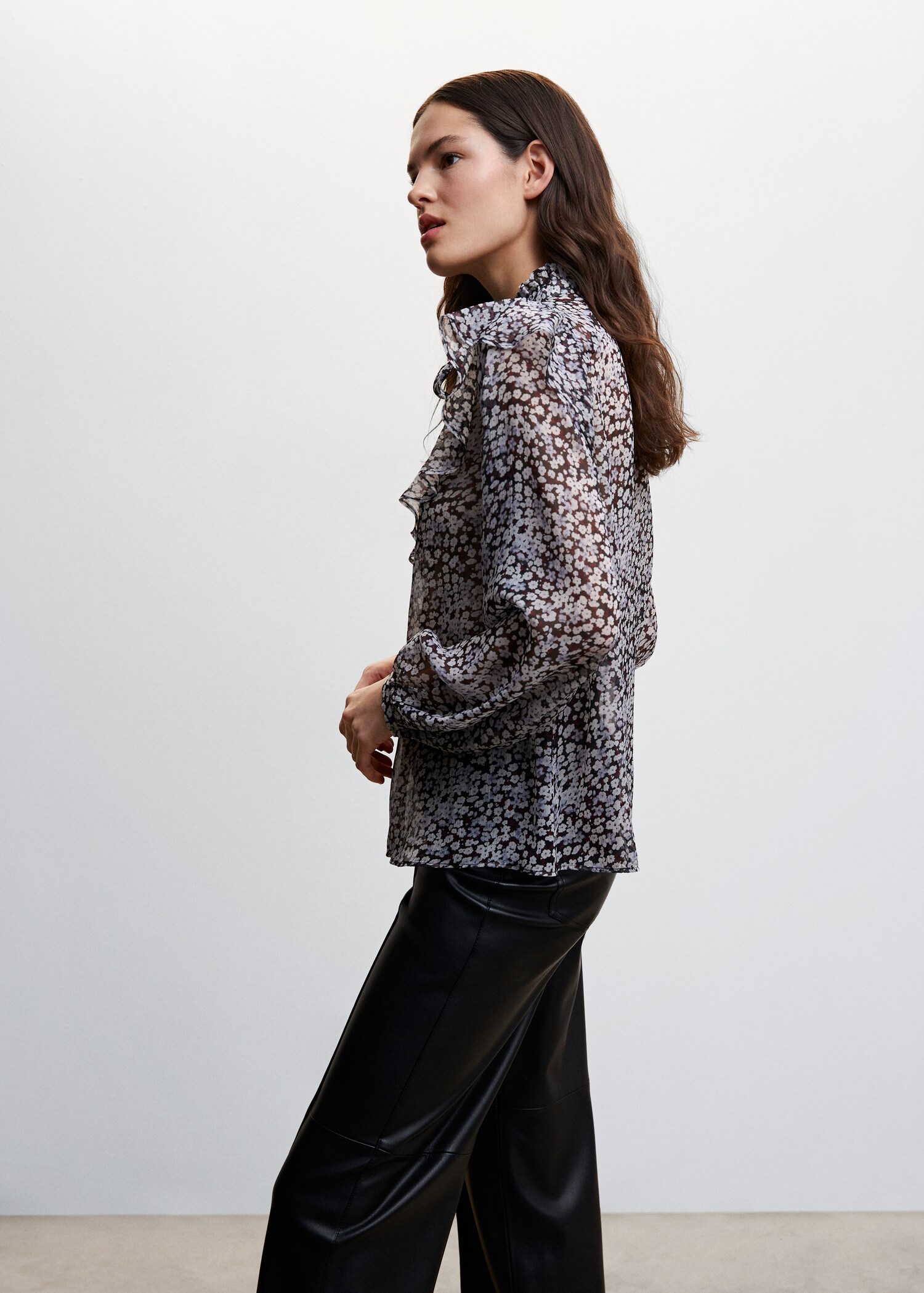 Floral print blouse - Details of the article 6