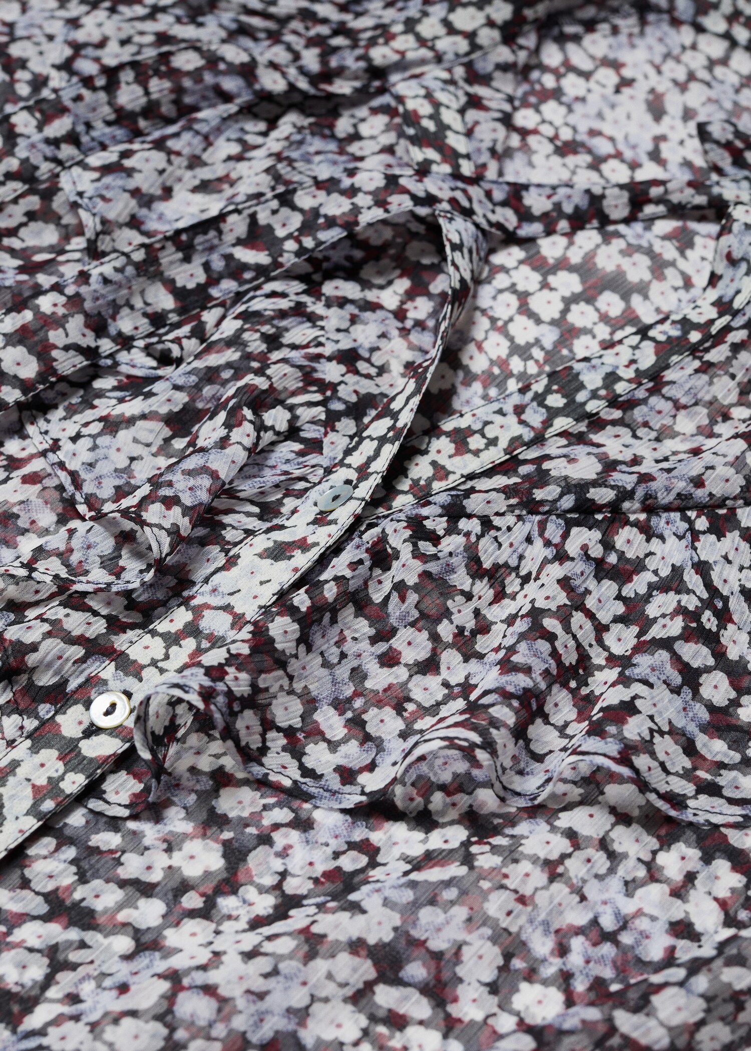 Floral print blouse - Details of the article 8