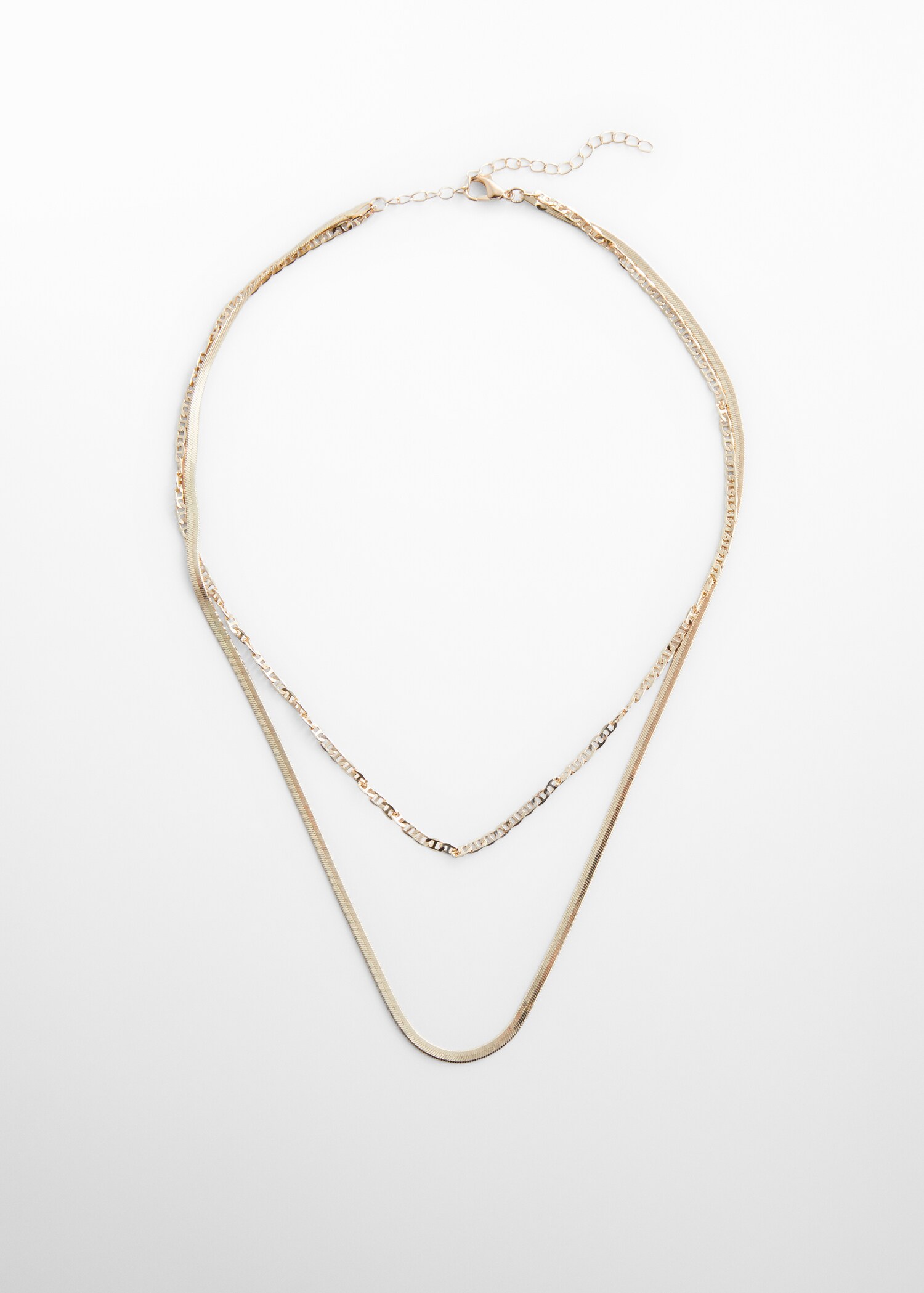 Double chain necklace - Article without model