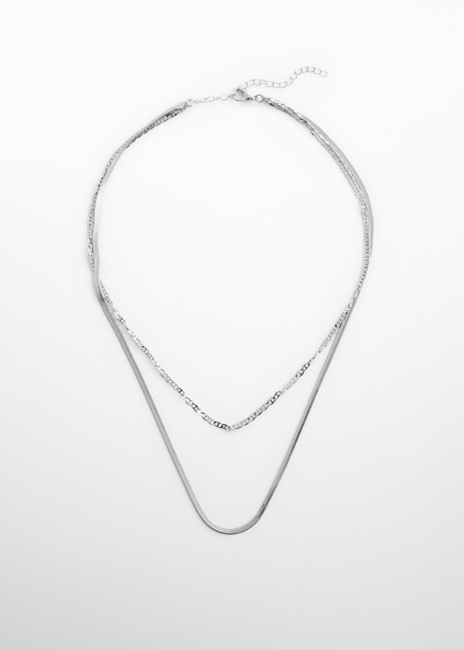 Double chain necklace - Article without model