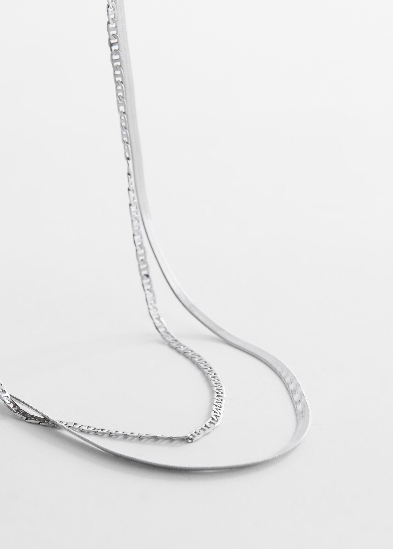 Double chain necklace - Details of the article 1