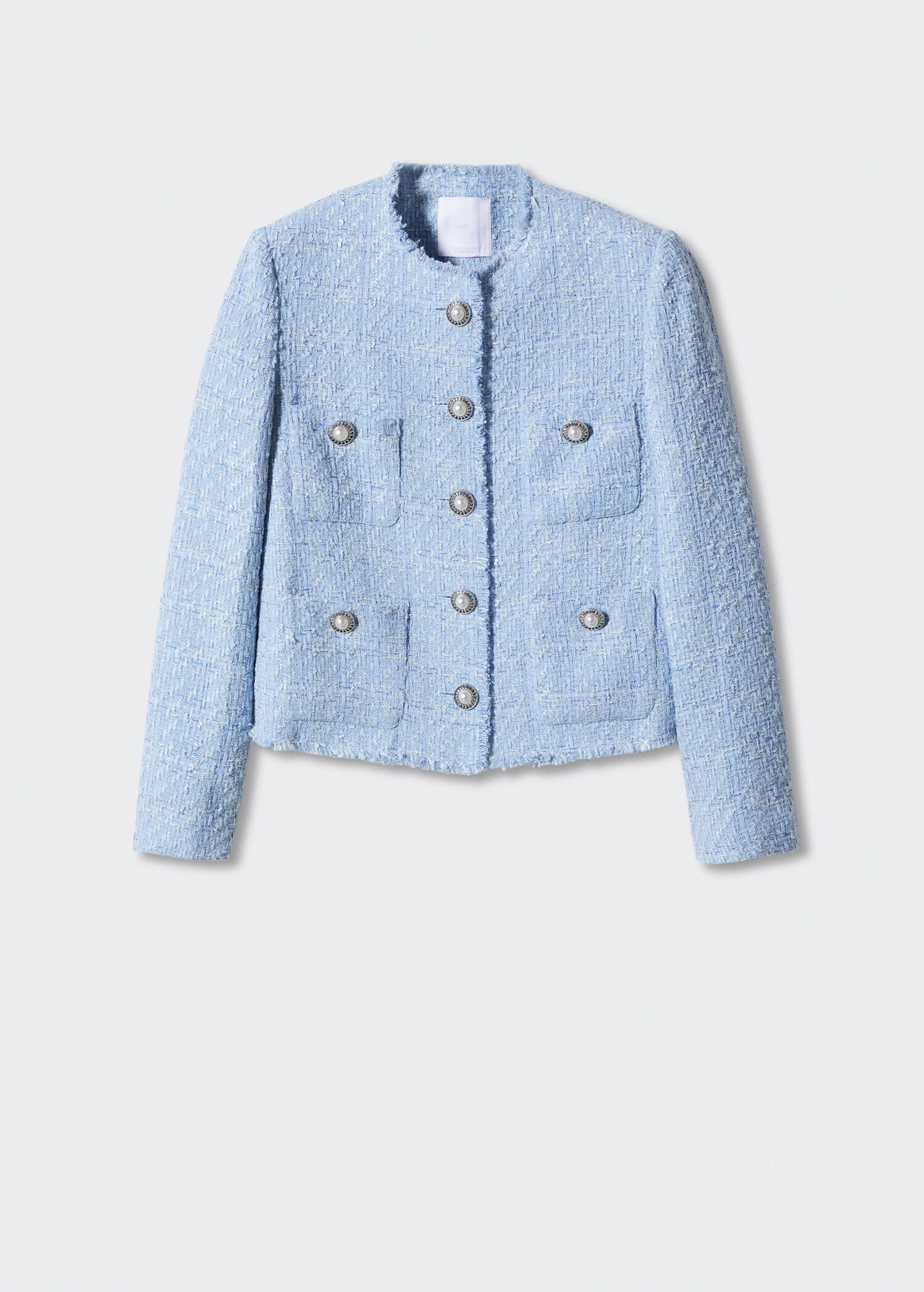 Tweed jacket with pockets - Article without model