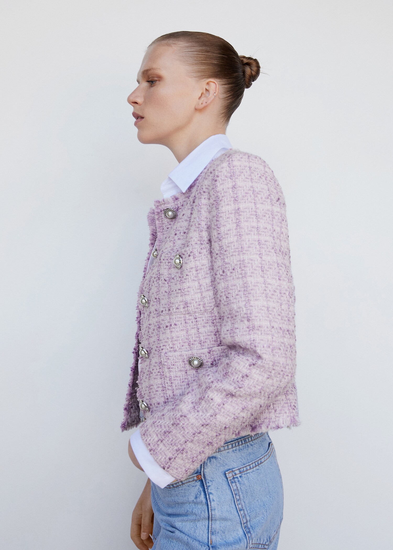 Pocket tweed jacket - Details of the article 2