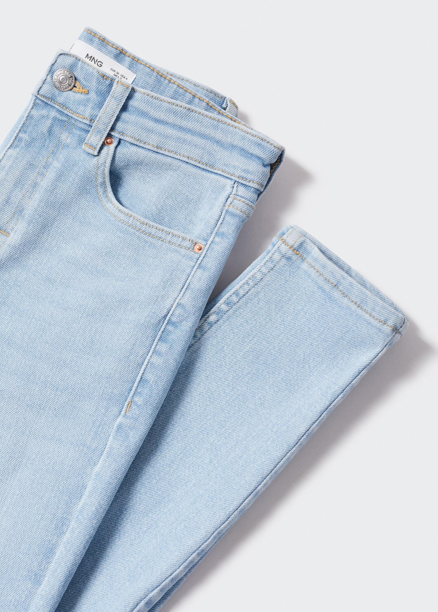 Jeans skinny tiro alto  - Detalle del artículo 8