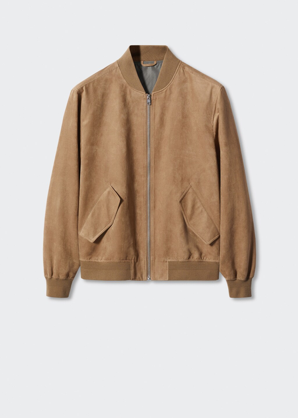 ジャケット LEMEME French Suede Jacket 5BMM105 Suede leather jacket with pockets - Men | MANGO Niger