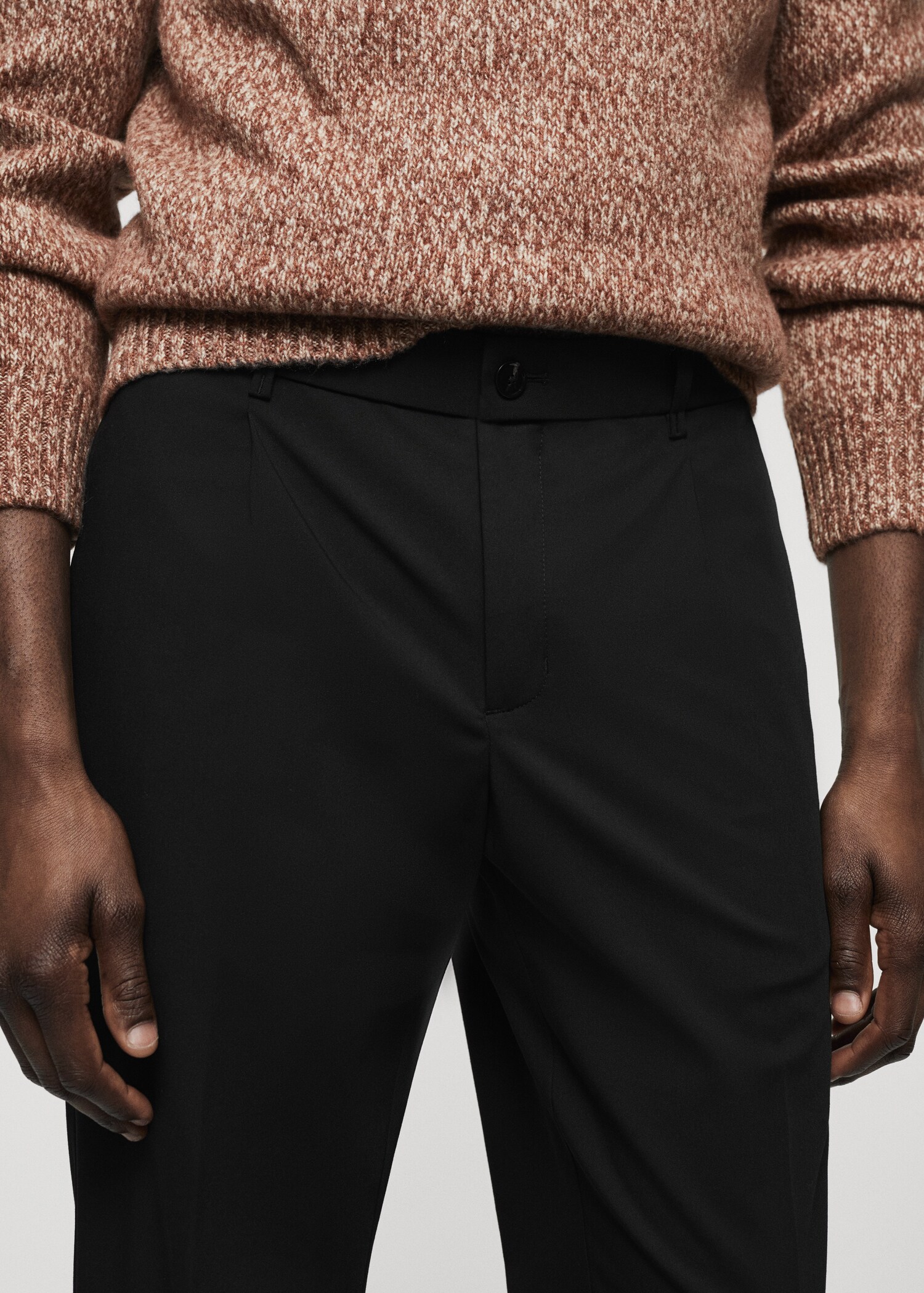 Pantalón slim fit pinzas - Detalle del artículo 1