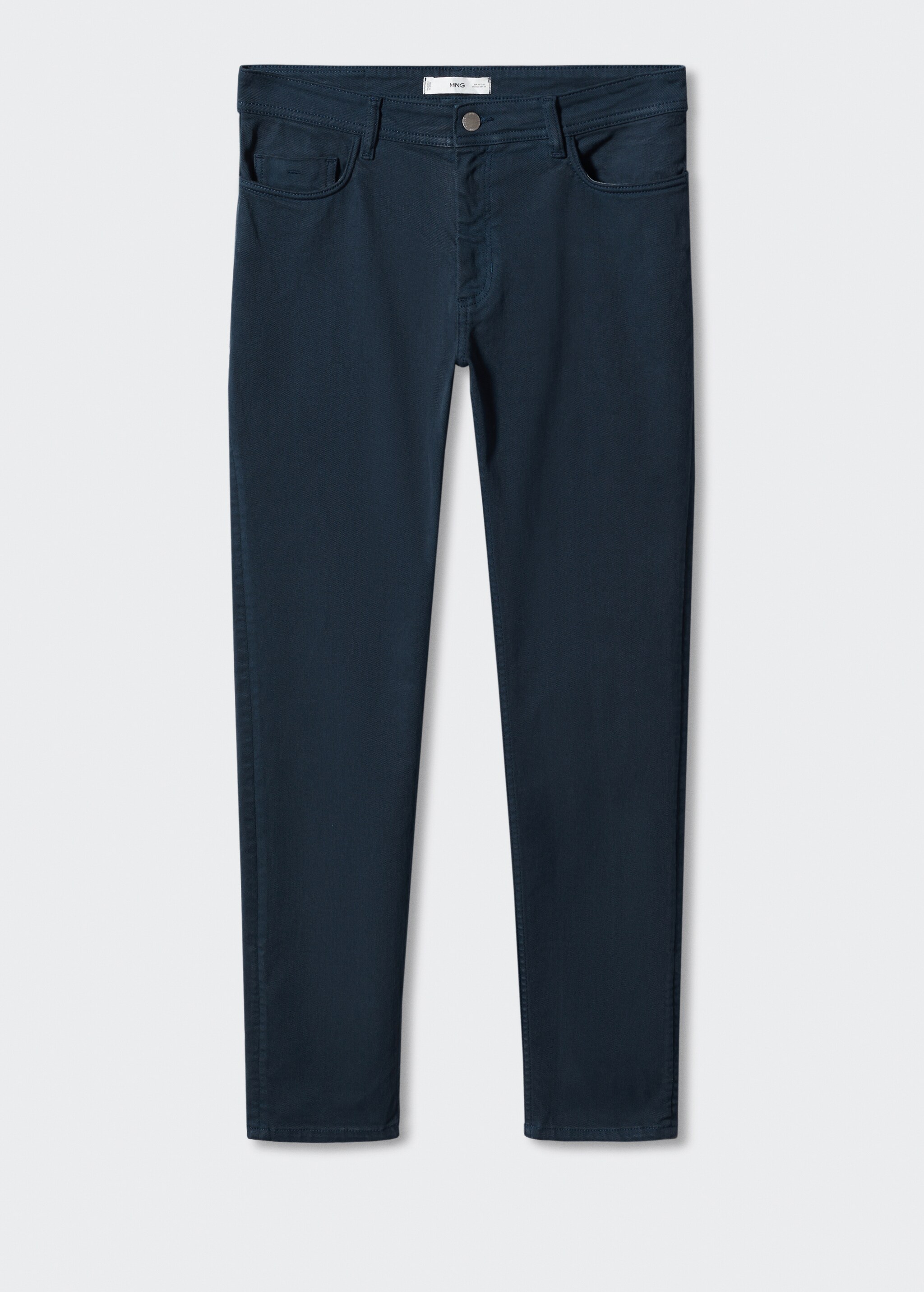 Jeans slim fit de cor - Artigo sem modelo