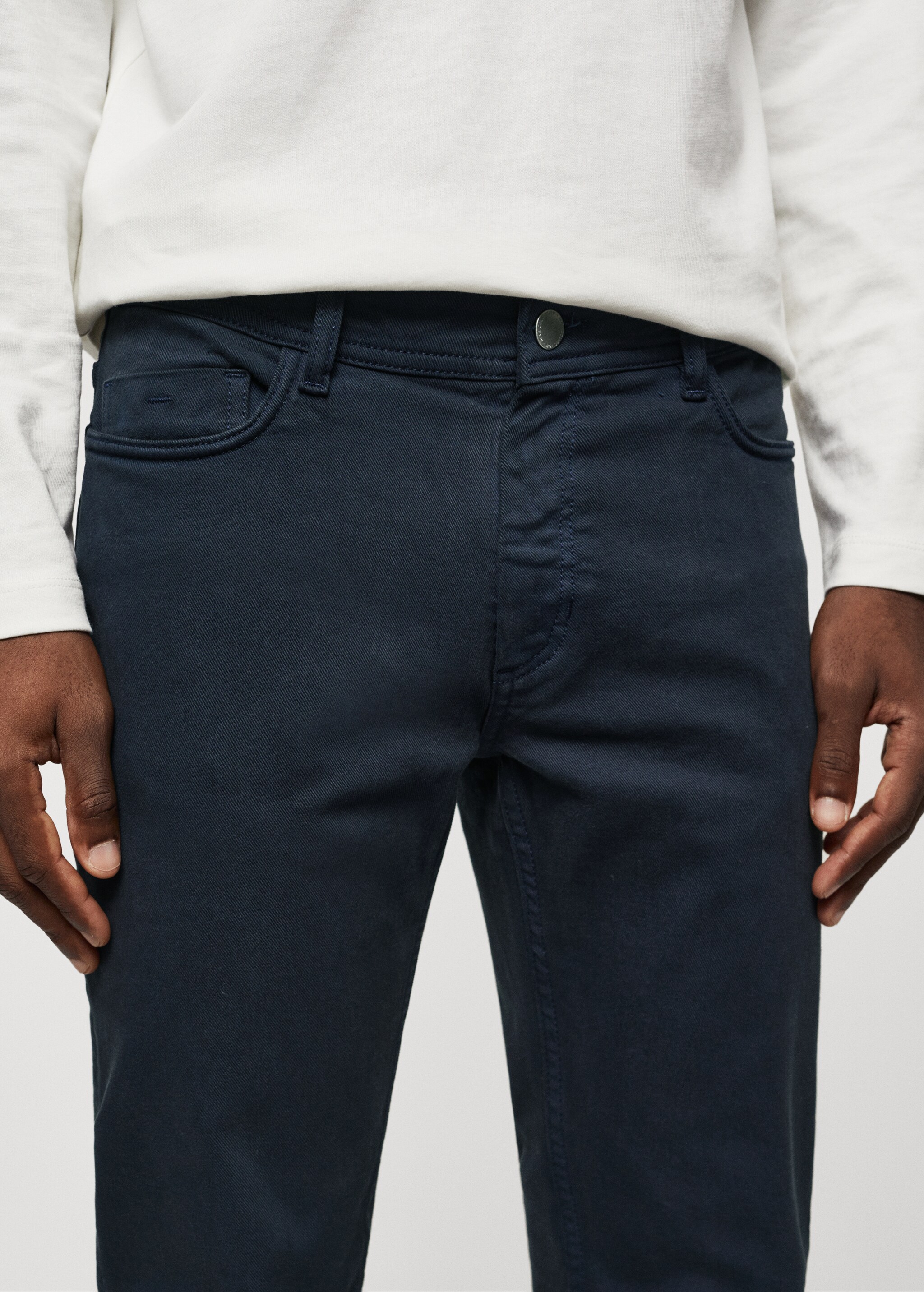 Farbige Slim Fit-Jeans - Detail des Artikels 1