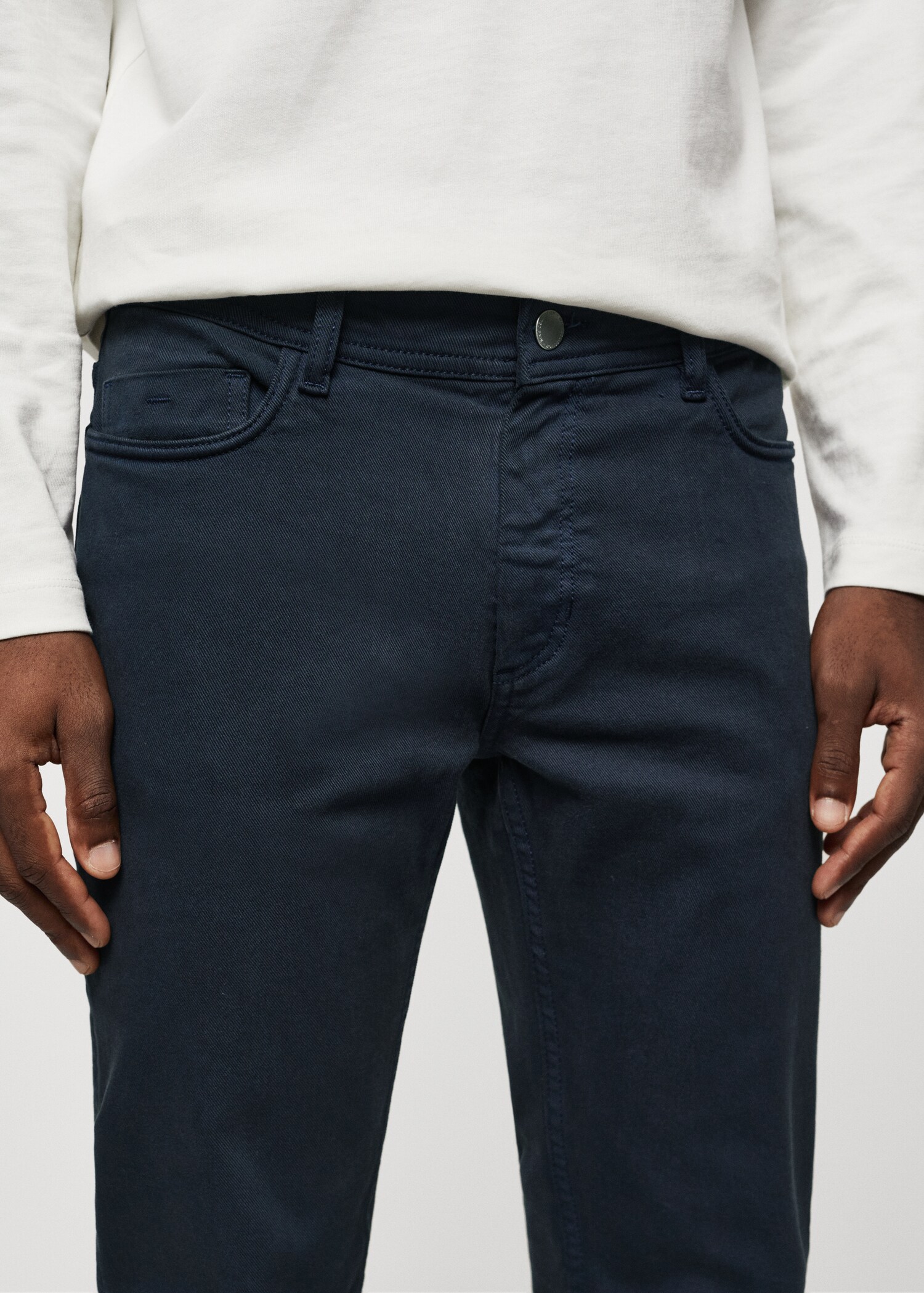 Цветные джинсы slim fit - Деталь изделия 1