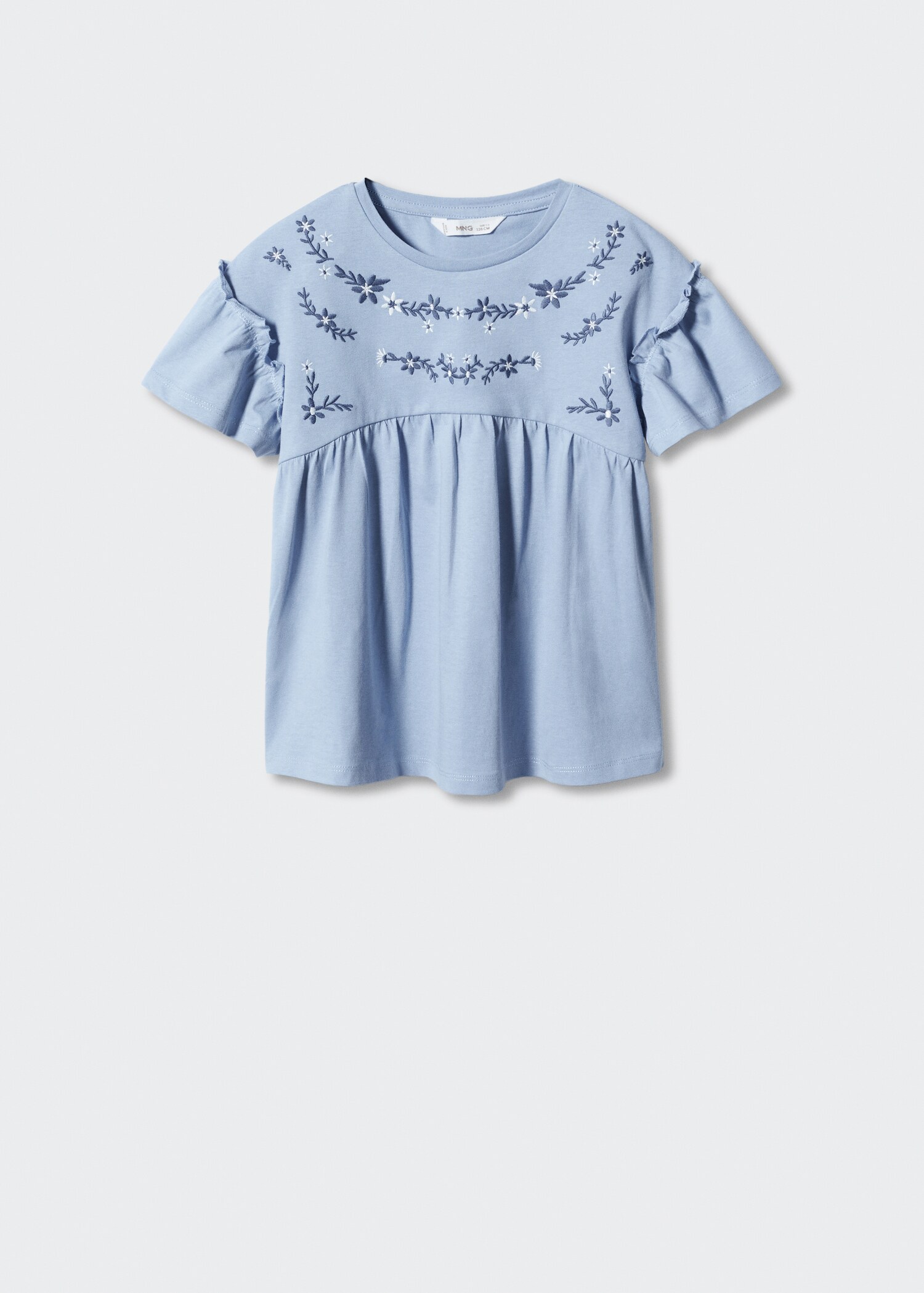 Embroidered flowers T-shirt - Article without model