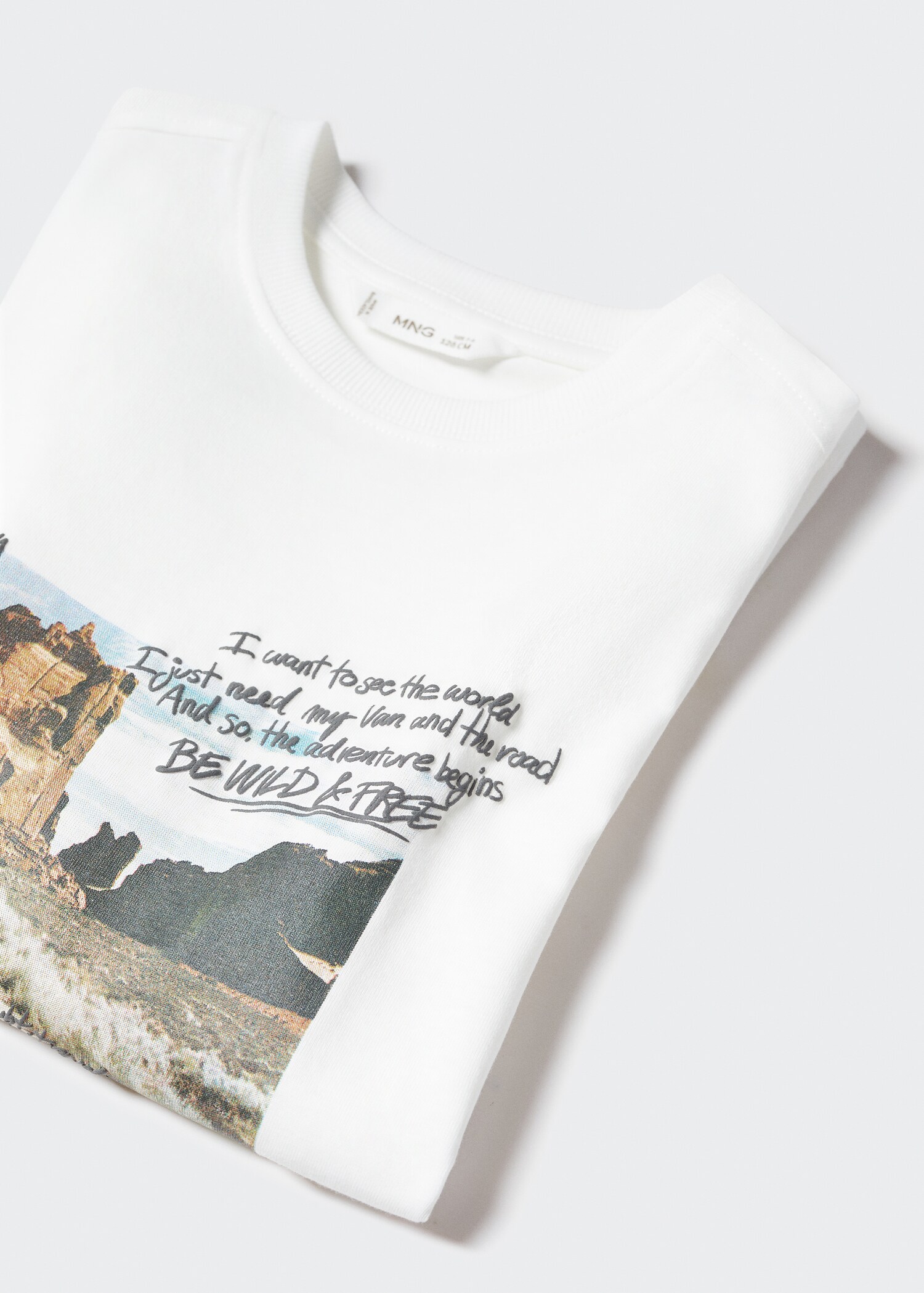 Bedrucktes Baumwoll-T-Shirt - Detail des Artikels 8