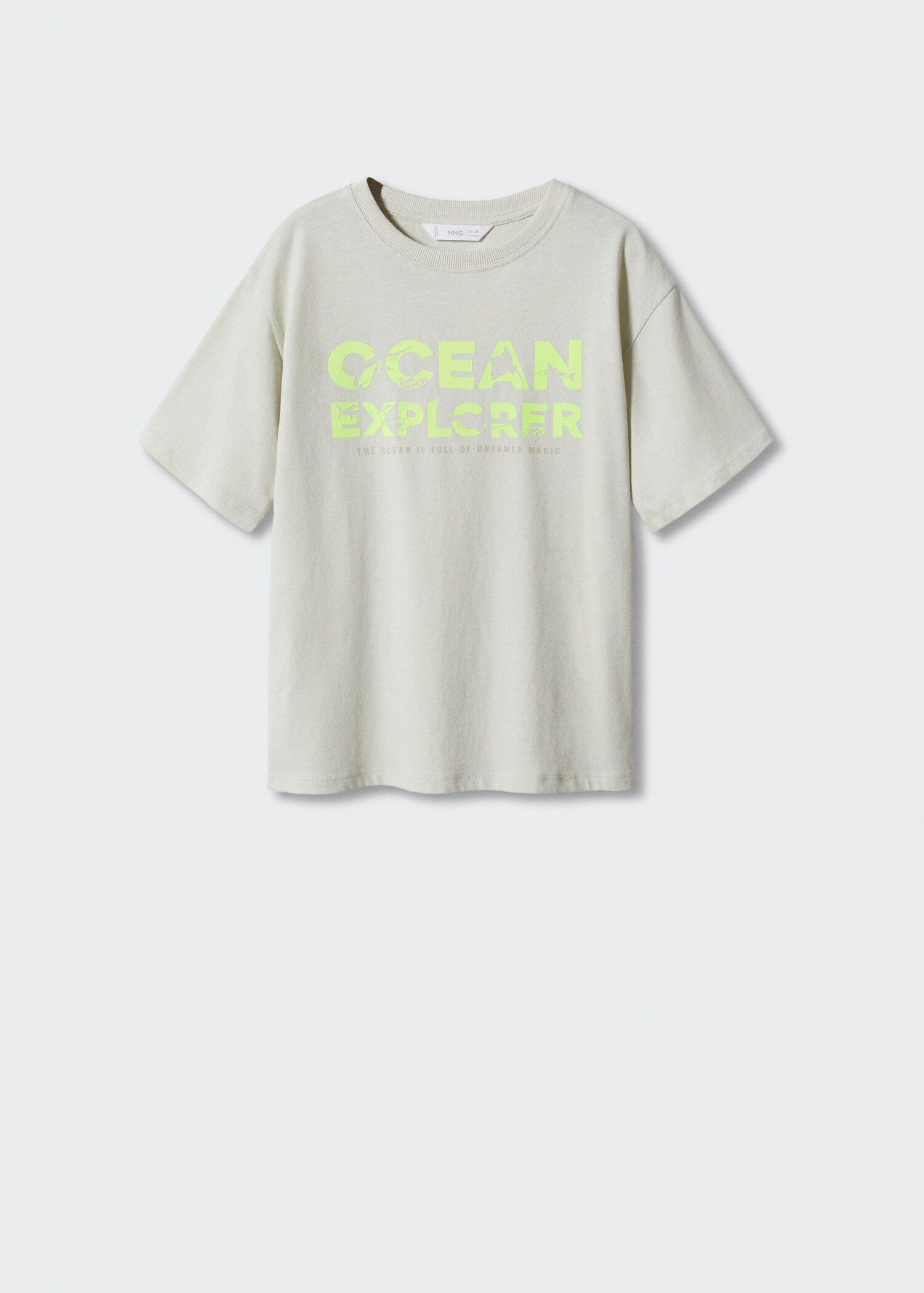 Printed cotton-blend T-shirt - Article without model