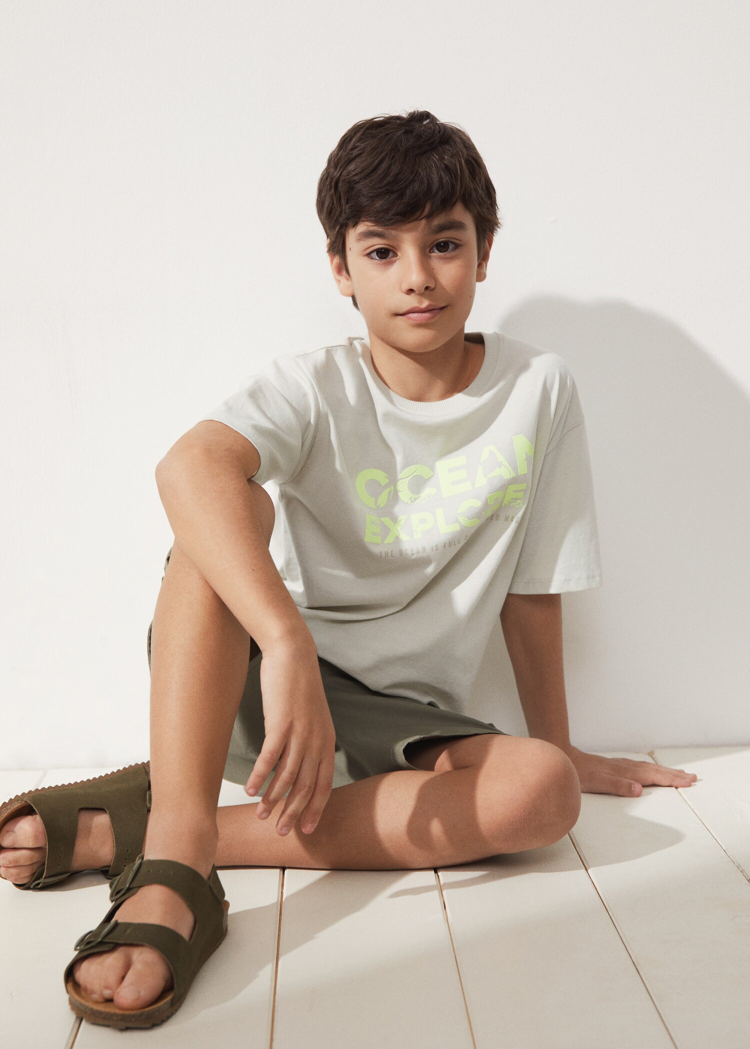 Printed cotton-blend T-shirt - Details of the article 5