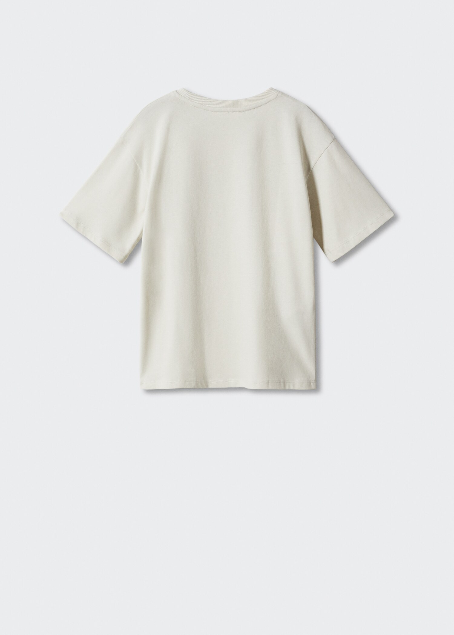 Printed cotton-blend T-shirt - Reverse of the article