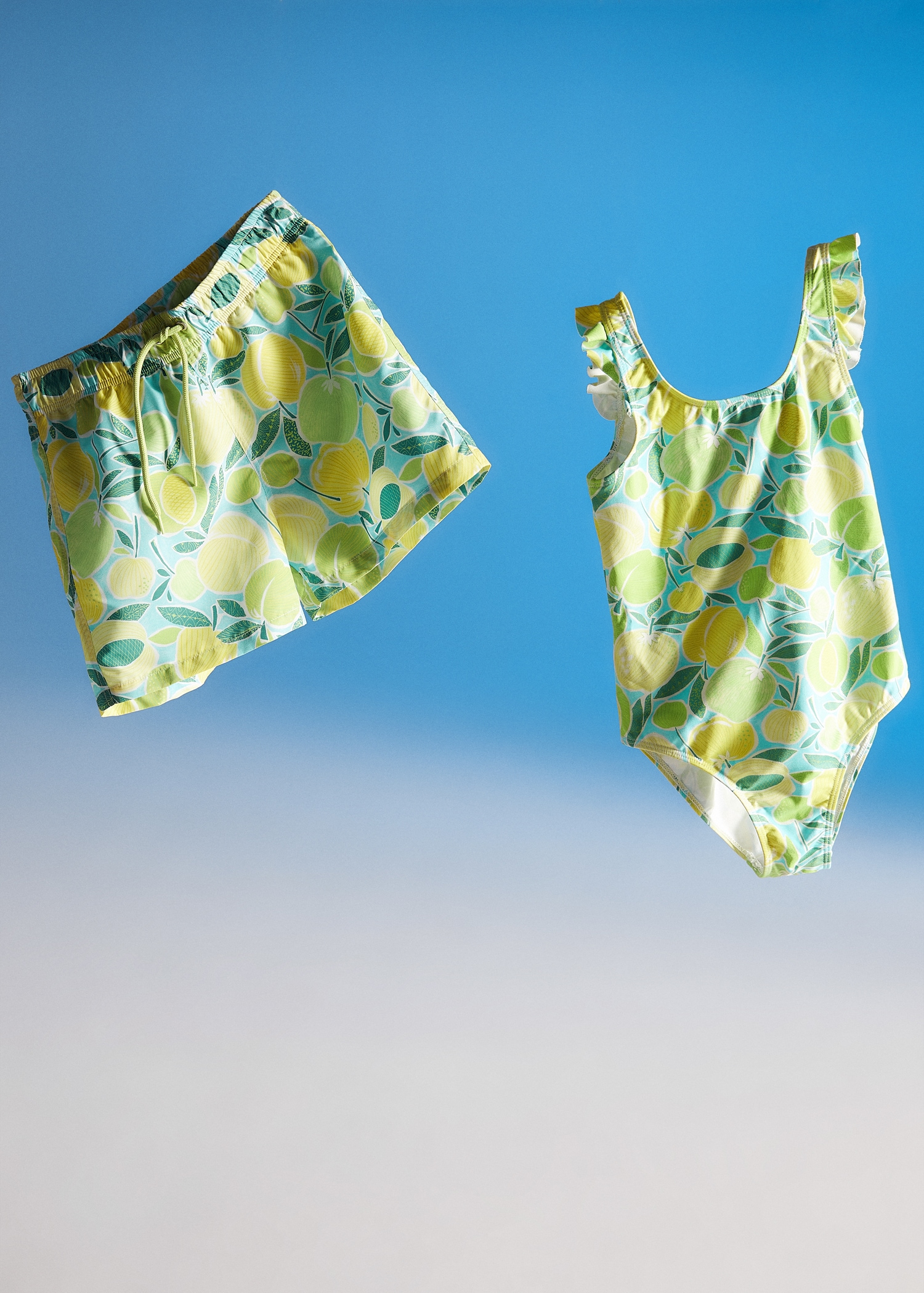 Badeshorts mit Zitronen-Motiv - Detail des Artikels 5
