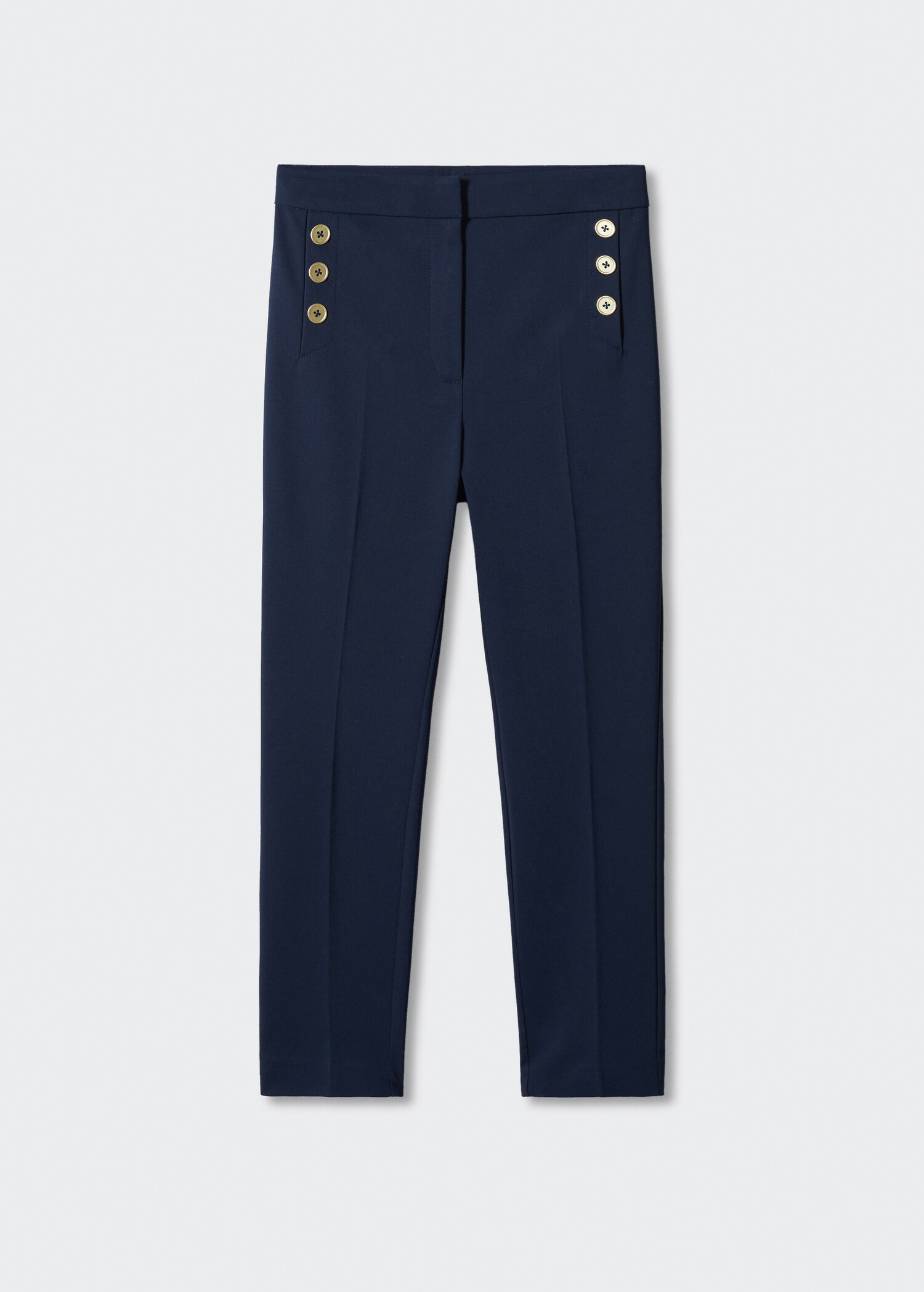 Cropped button pants - Article without model