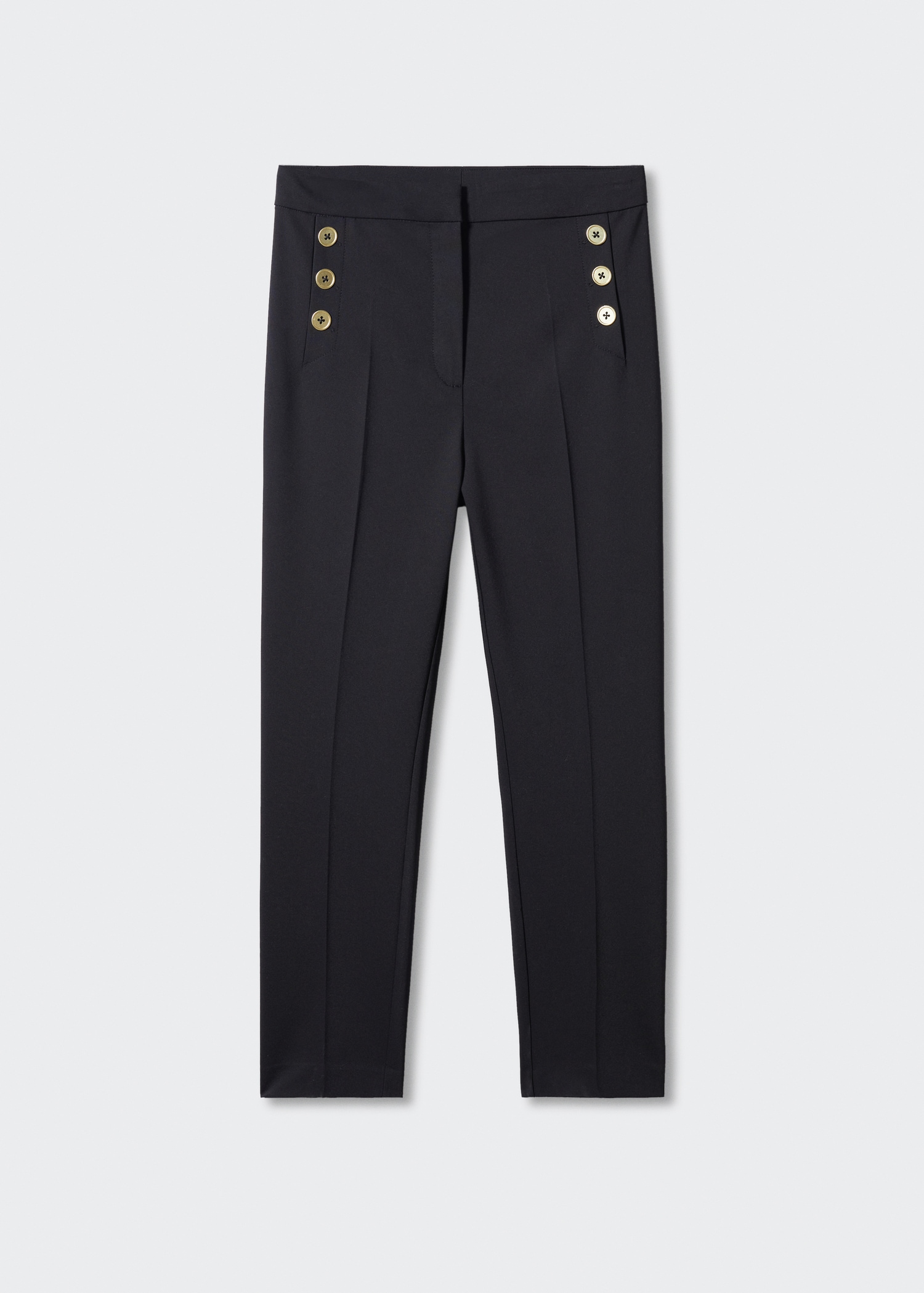 Cropped button pants - Article without model