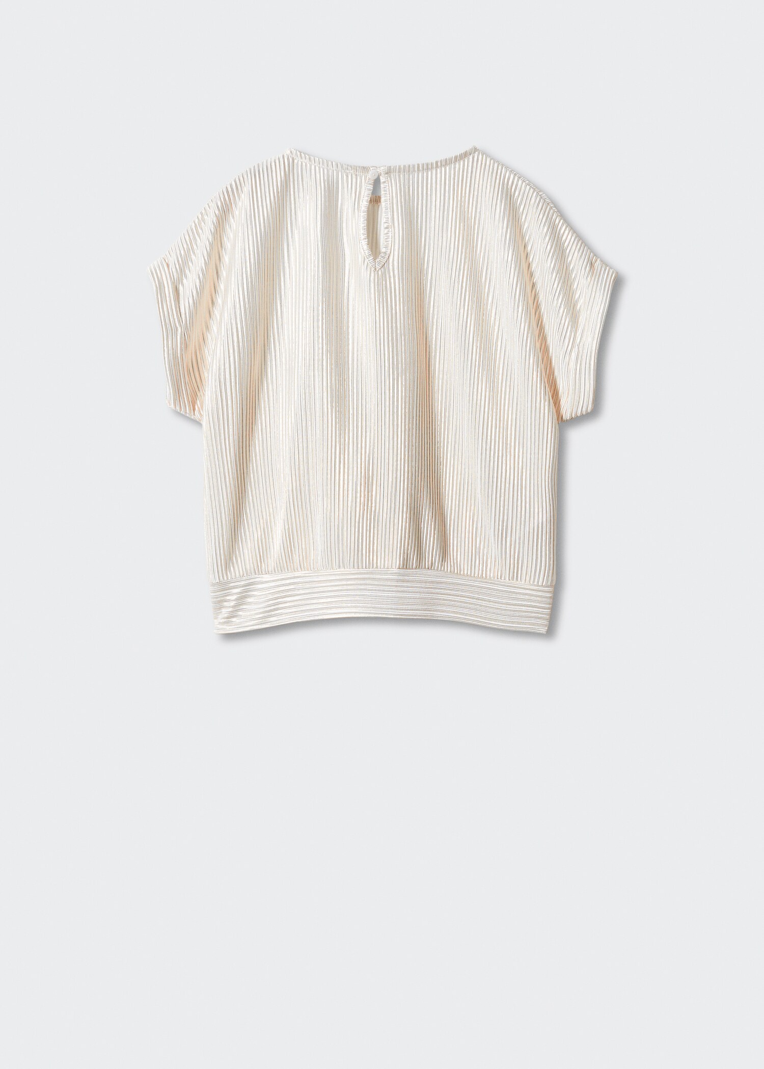 Camiseta plisada - Reverso del artículo