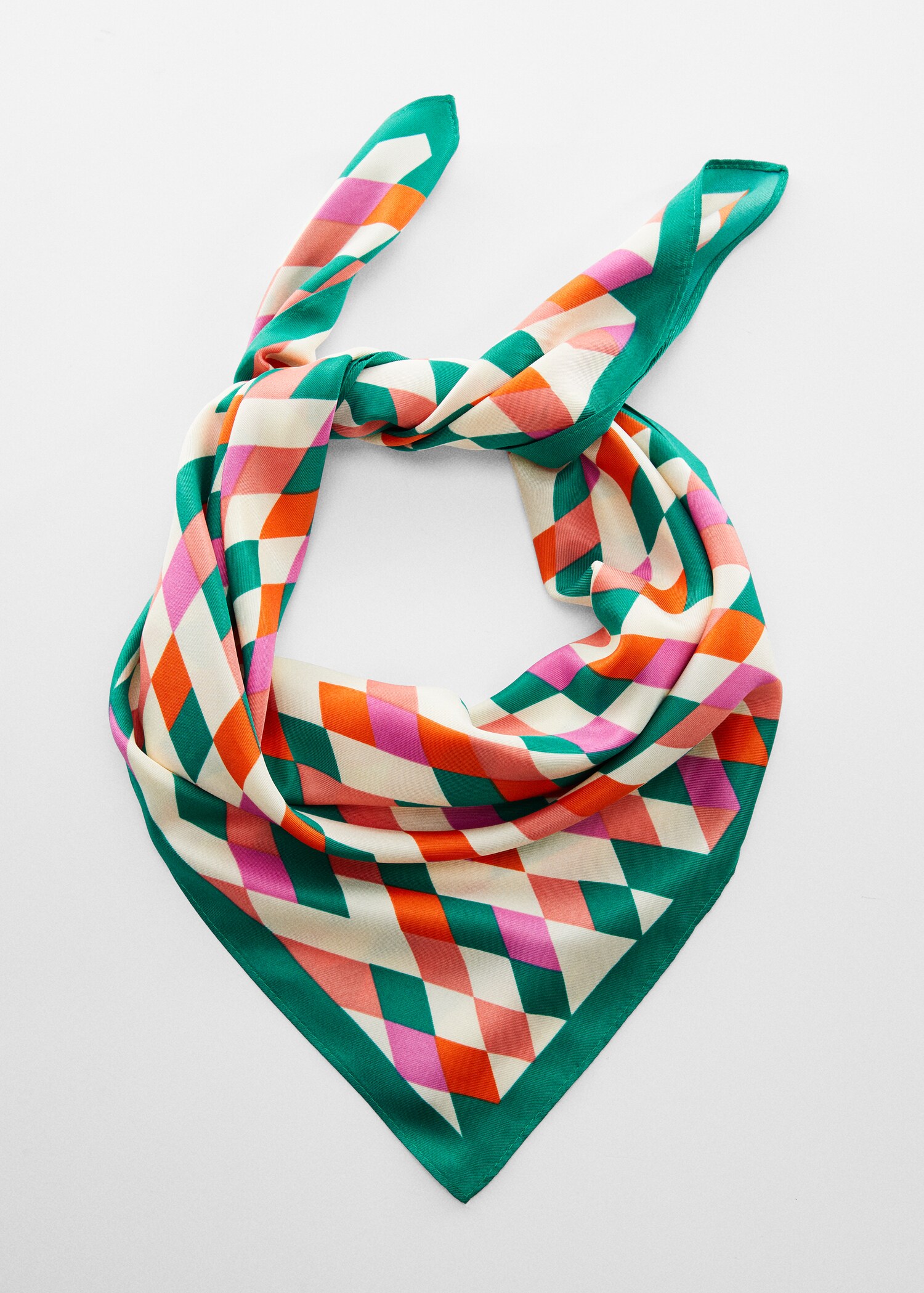 Geometric printed foulard - Details of the article 2