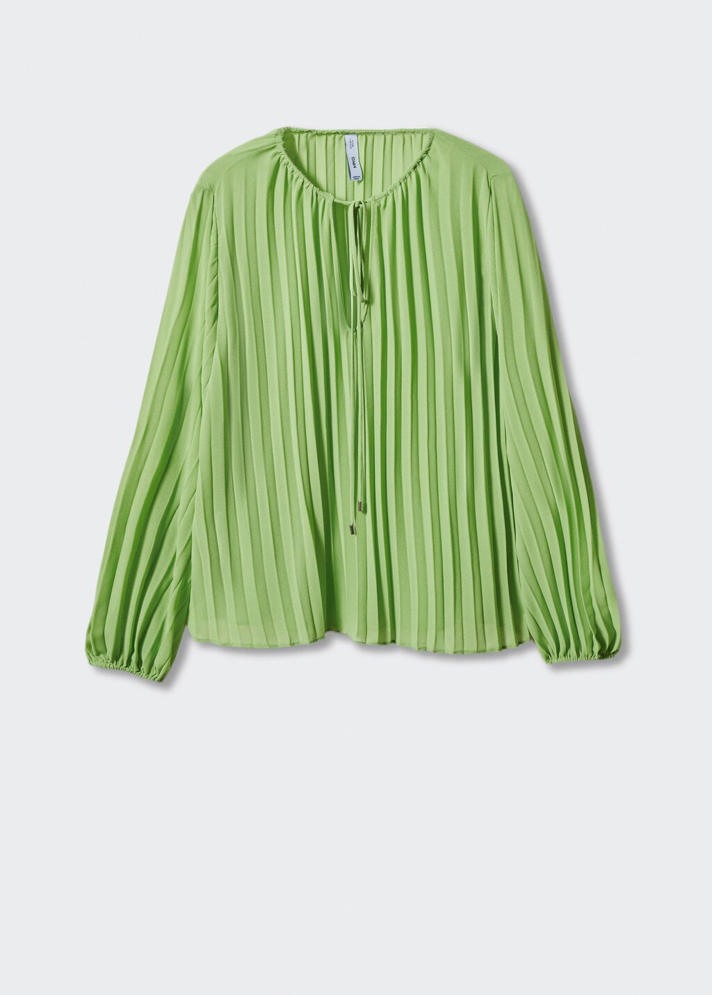 Blouse verte mango new arrivals