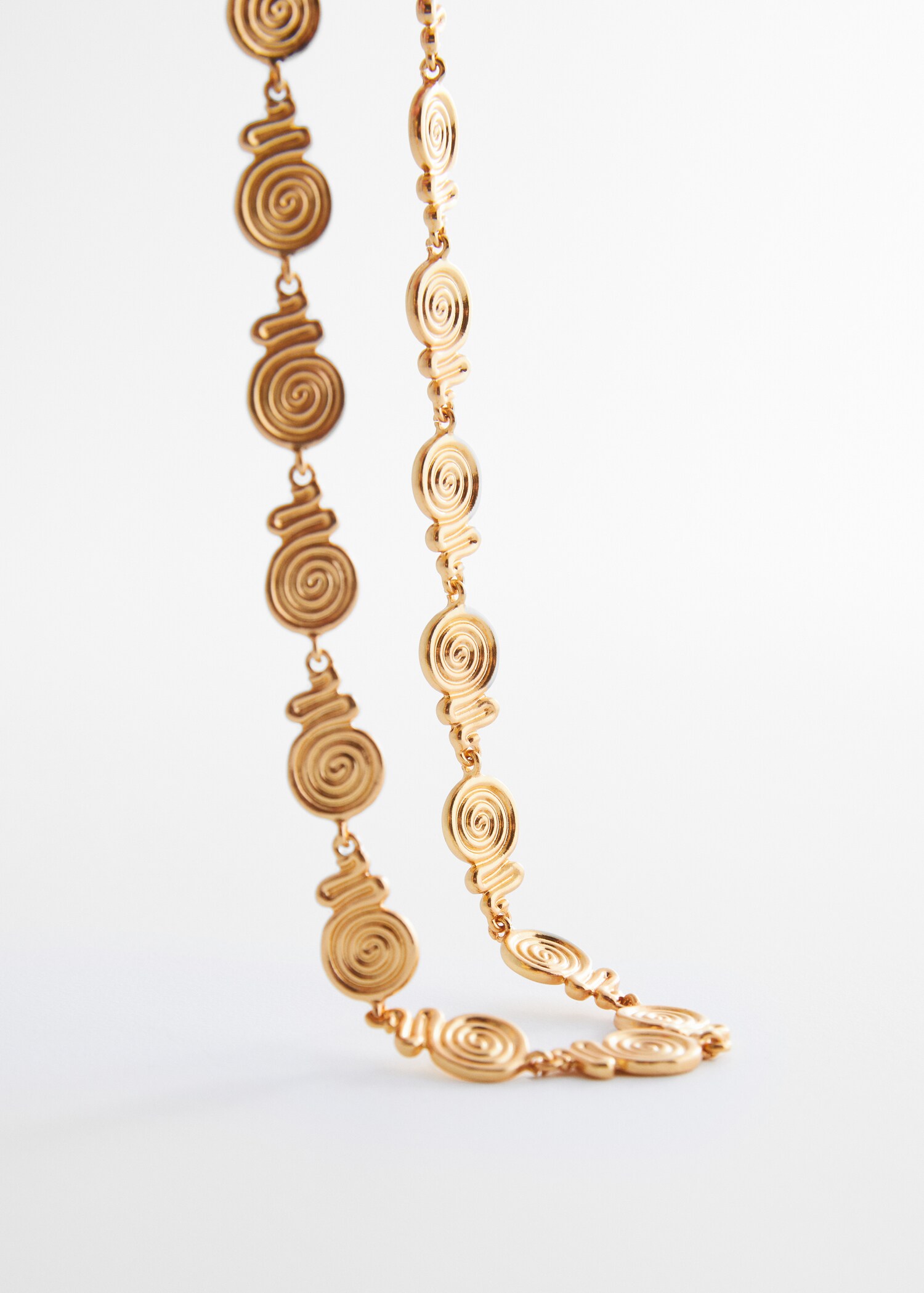 Spiral necklace - Medium plane