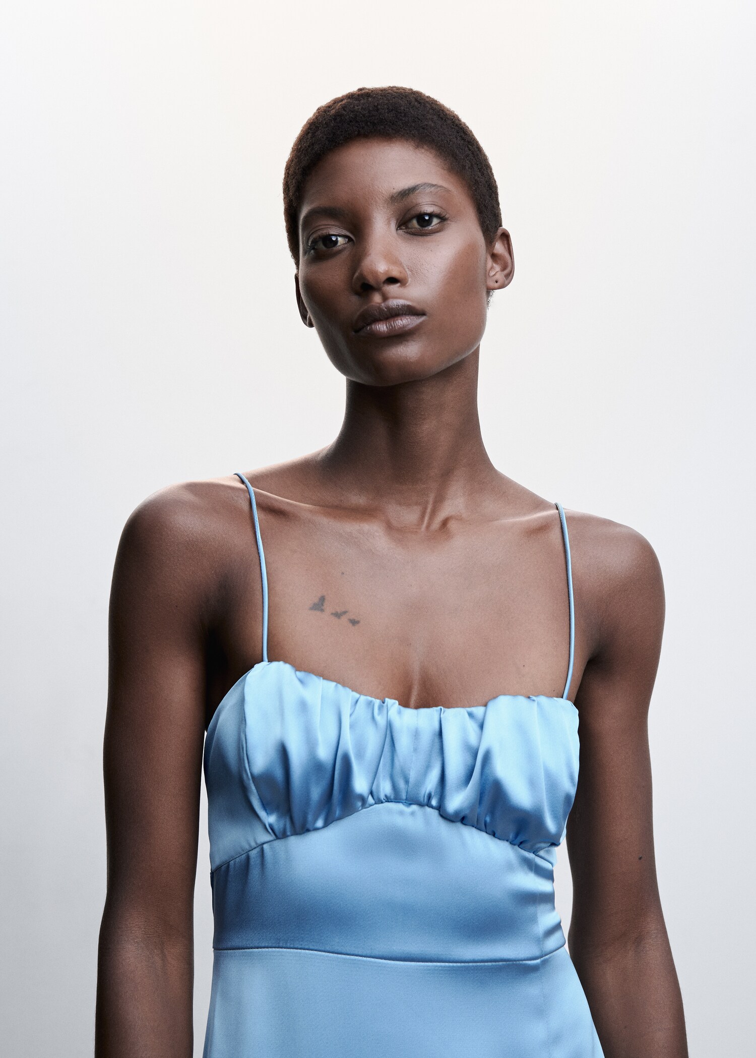Vestido lencero satinado - Detalle del artículo 1
