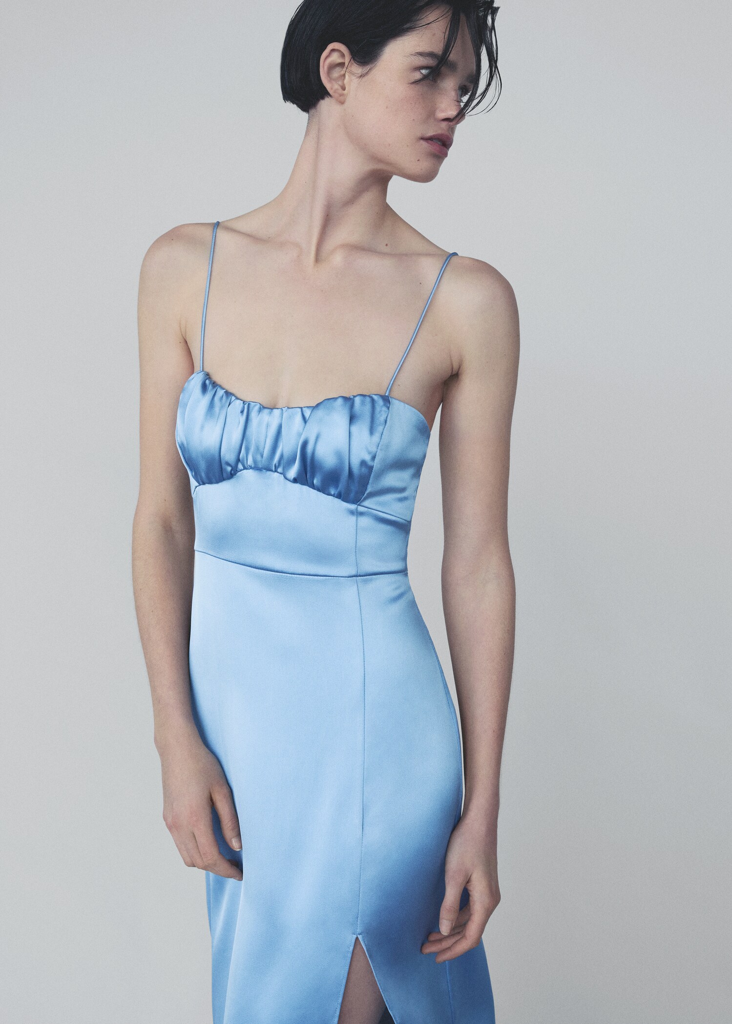 Vestido lencero satinado - Detalle del artículo 3