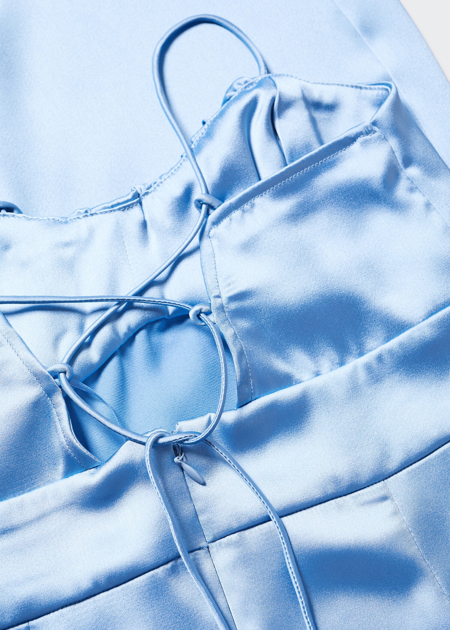 Vestido lencero satinado - Detalle del artículo 8