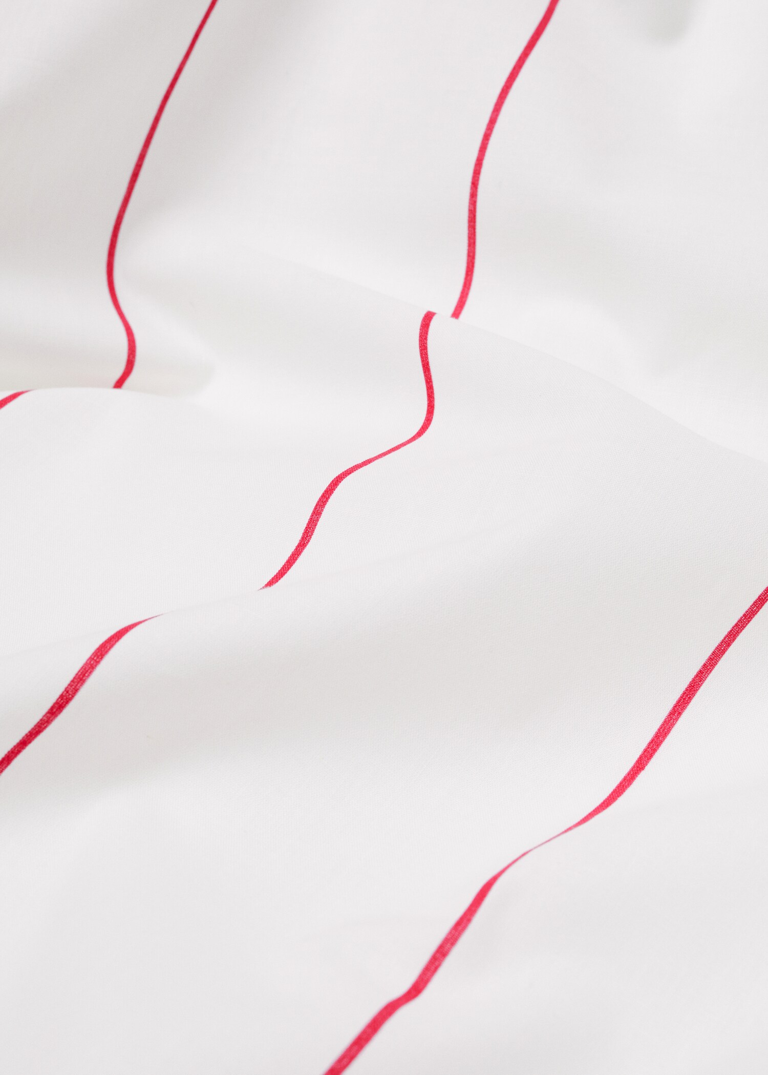 Bettbezug aus Baumwolle mit Streifenmuster für 180 cm Bett - Detail des Artikels 1